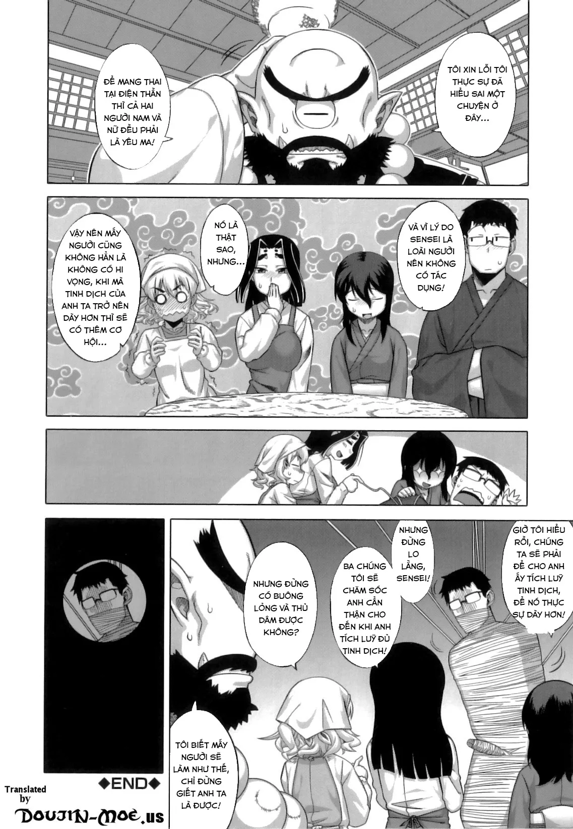 HentaiVN.net - Ảnh 27 - DH! ~Himorogi Hyaku Yome Gatari~ [Shrine of One Hundred Wives] - Chap 4: Tiệc tùng và cú lừa!?
