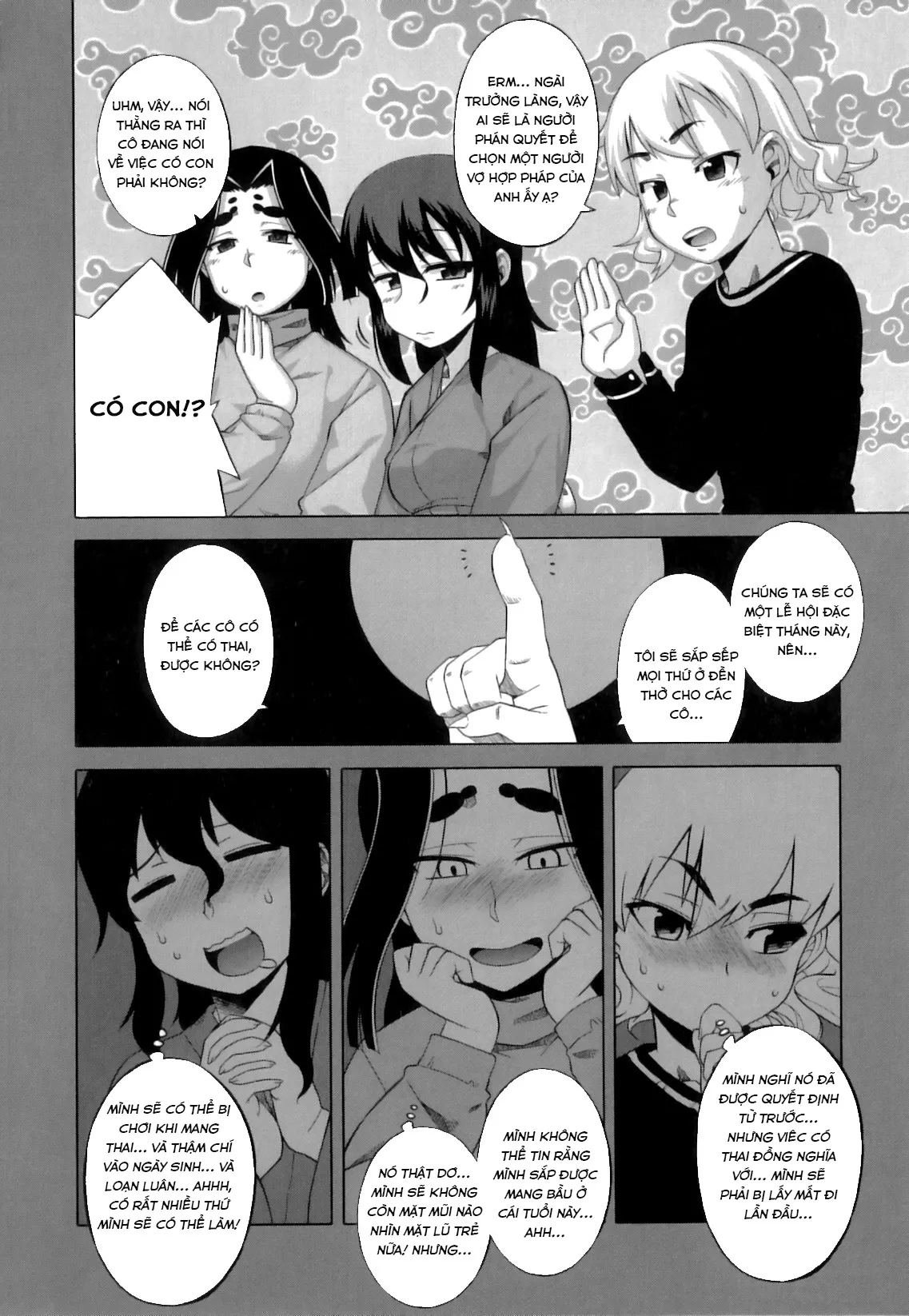 HentaiVN.net - Ảnh 5 - DH! ~Himorogi Hyaku Yome Gatari~ [Shrine of One Hundred Wives] - Chap 4: Tiệc tùng và cú lừa!?