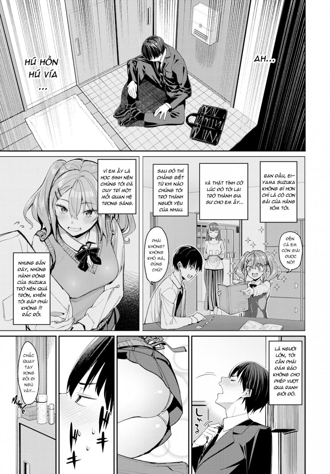 HentaiVN.net - Ảnh 4 - Bị em người yêu lẻn vào nhà bắt chịch - Oneshot