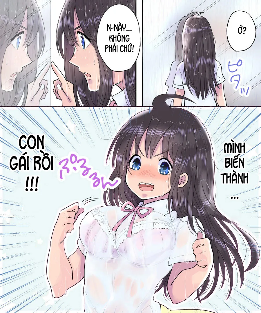 HentaiVN.net - Ảnh 9 - Em gái mưa [TS Rain Chuihou ~Fushigi na Rein de Hen Warujinsei; TS雨注意報 ～フシギナ雨デ変ワルジンセイ～] - Chap 1: Phần chính