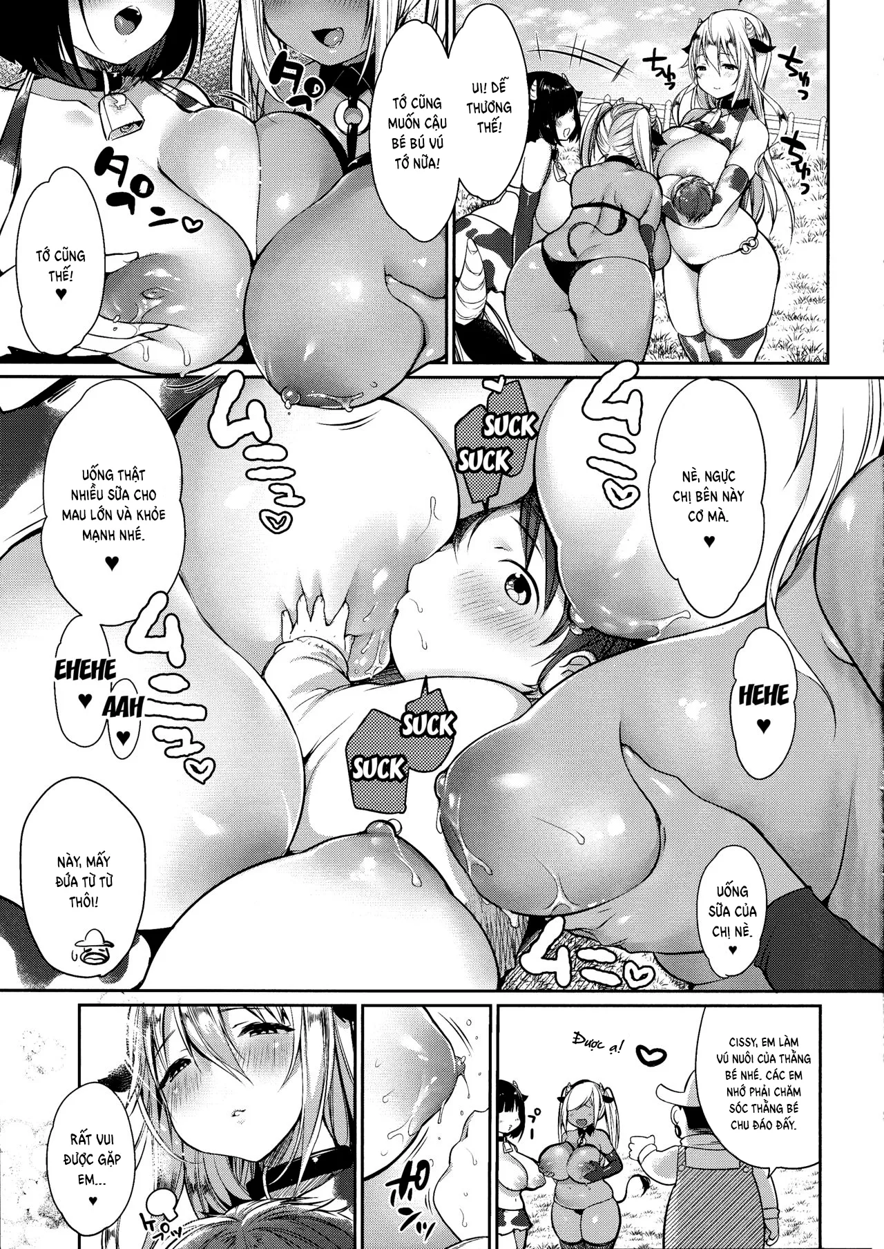 HentaiVN.net - Ảnh 8 - Makiba no Bonyuu Nikki - Chap 1