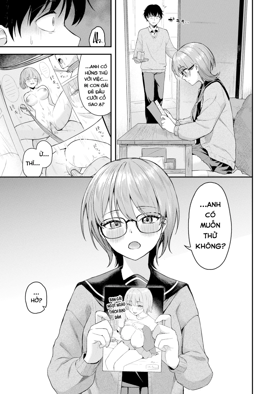 HentaiVN.net - Ảnh 4 - Khát khao được bạn gái bạo dâm - Oneshot