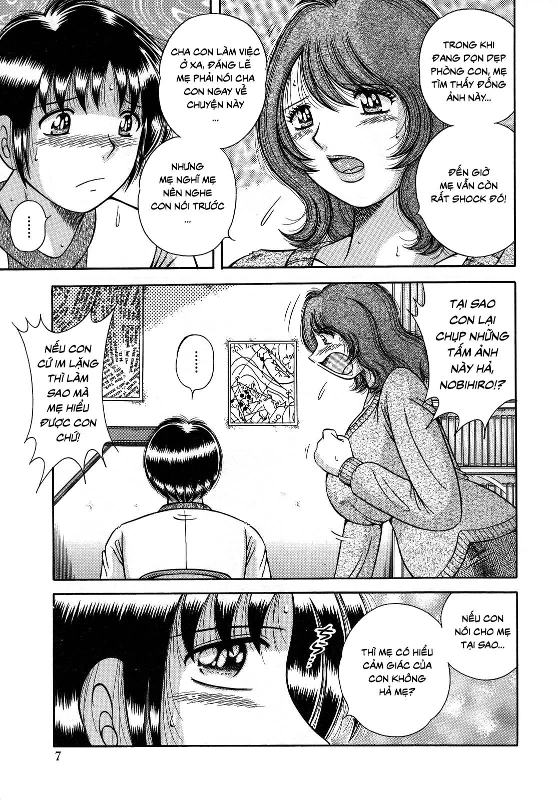 HentaiVN.net - Ảnh 10 - Jukubo Yuugi ~Iitoshii Hito~ [Immoral Mother and Son] - Chap 1 - Những tấm ảnh bậy bạ ~Người mẹ đồi bại và con trai