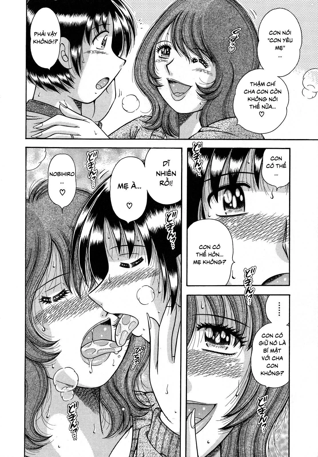HentaiVN.net - Ảnh 15 - Jukubo Yuugi ~Iitoshii Hito~ [Immoral Mother and Son] - Chap 1 - Những tấm ảnh bậy bạ ~Người mẹ đồi bại và con trai