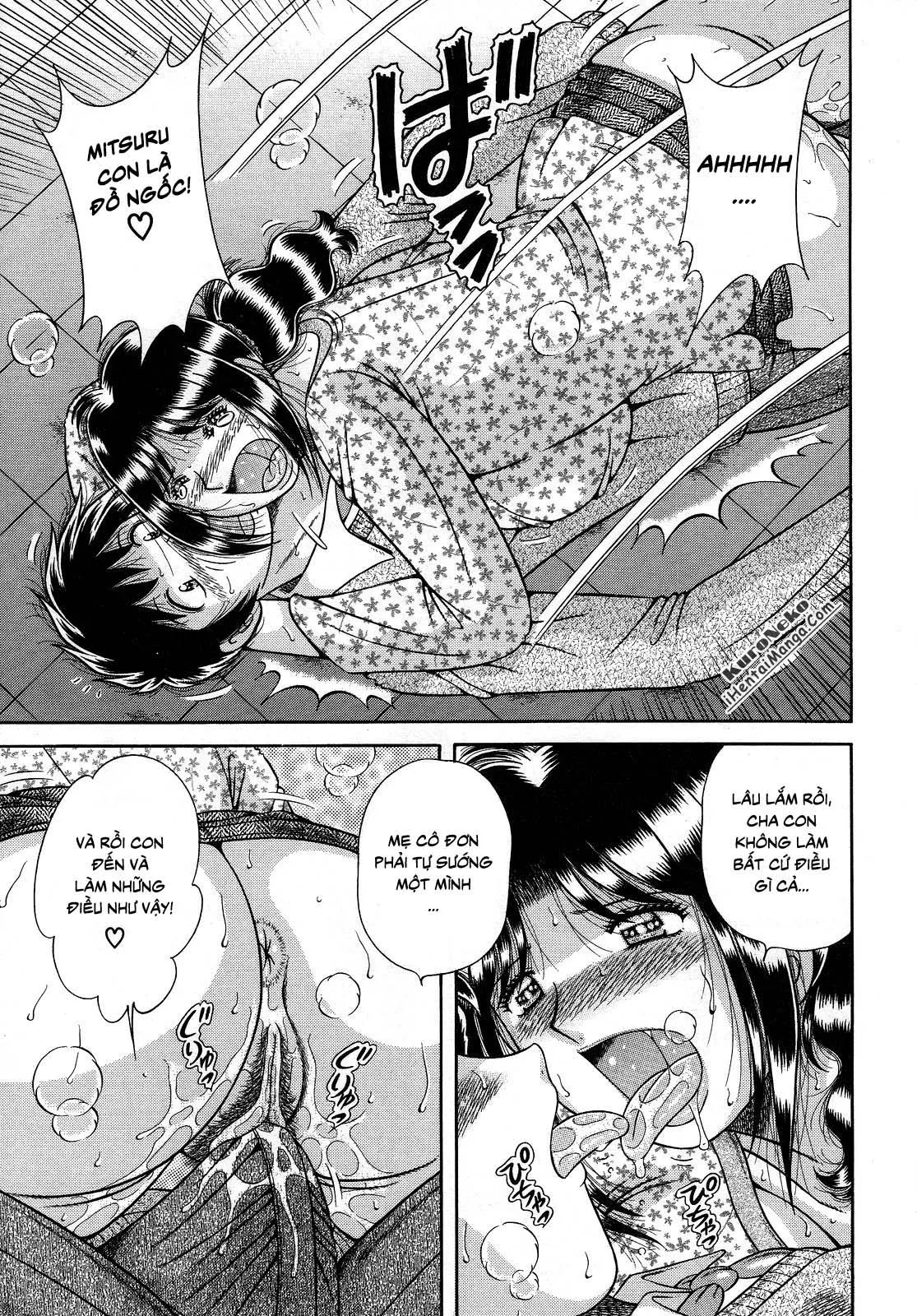HentaiVN.net - Ảnh 9 - Jukubo Yuugi ~Iitoshii Hito~ [Immoral Mother and Son] - Chap 3 - Cặp mông đẹp của mẹ ~Vui chơi ngoại tình
