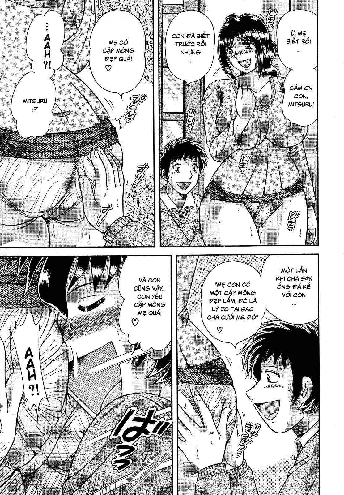 HentaiVN.net - Ảnh 5 - Jukubo Yuugi ~Iitoshii Hito~ [Immoral Mother and Son] - Chap 3 - Cặp mông đẹp của mẹ ~Vui chơi ngoại tình