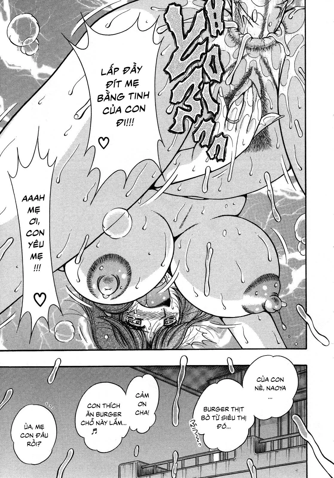 HentaiVN.net - Ảnh 15 - Jukubo Yuugi ~Iitoshii Hito~ [Immoral Mother and Son] - Chap 4 - Niềm vui của họ ~Khi cha vắng nhà