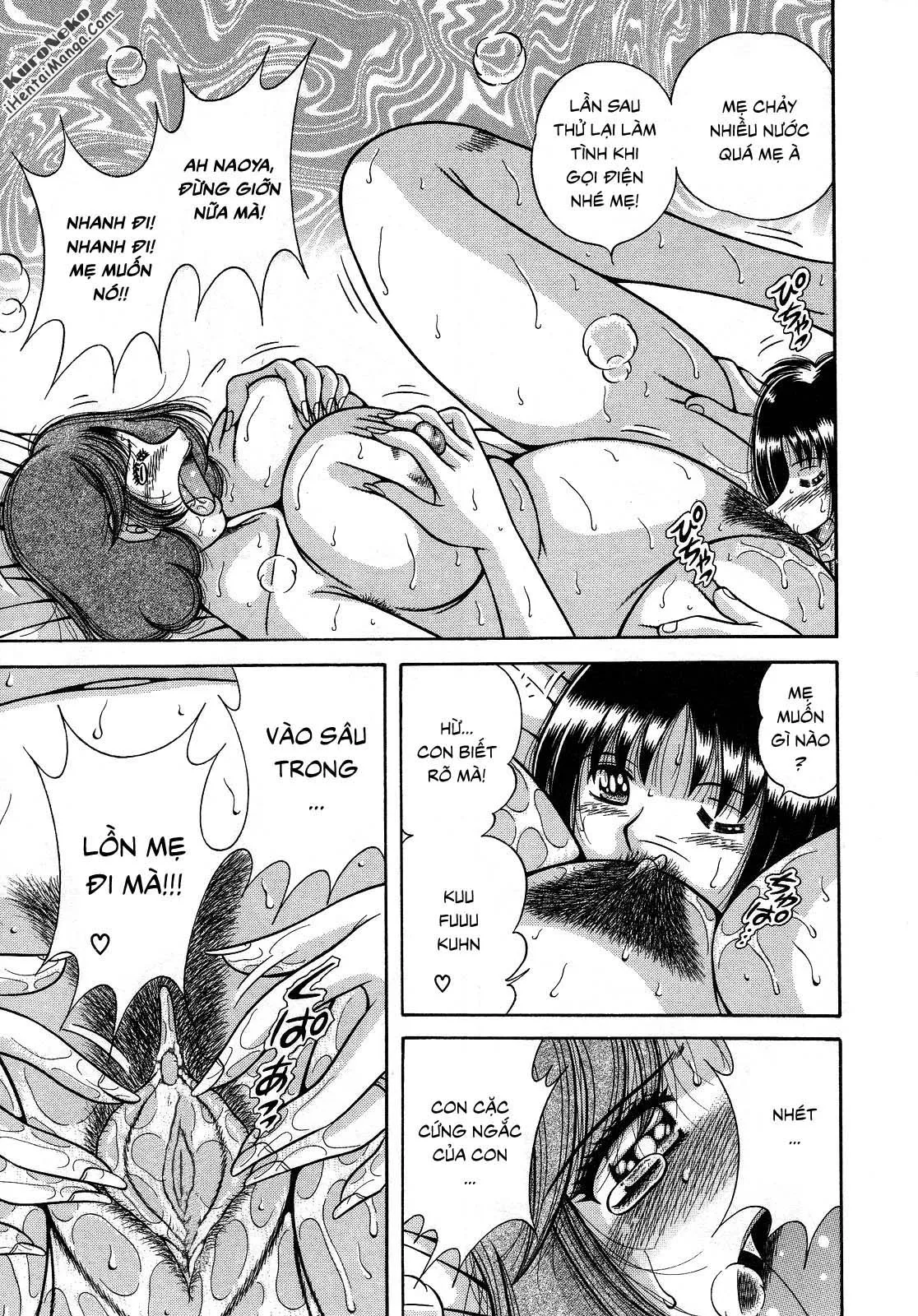 HentaiVN.net - Ảnh 7 - Jukubo Yuugi ~Iitoshii Hito~ [Immoral Mother and Son] - Chap 4 - Niềm vui của họ ~Khi cha vắng nhà
