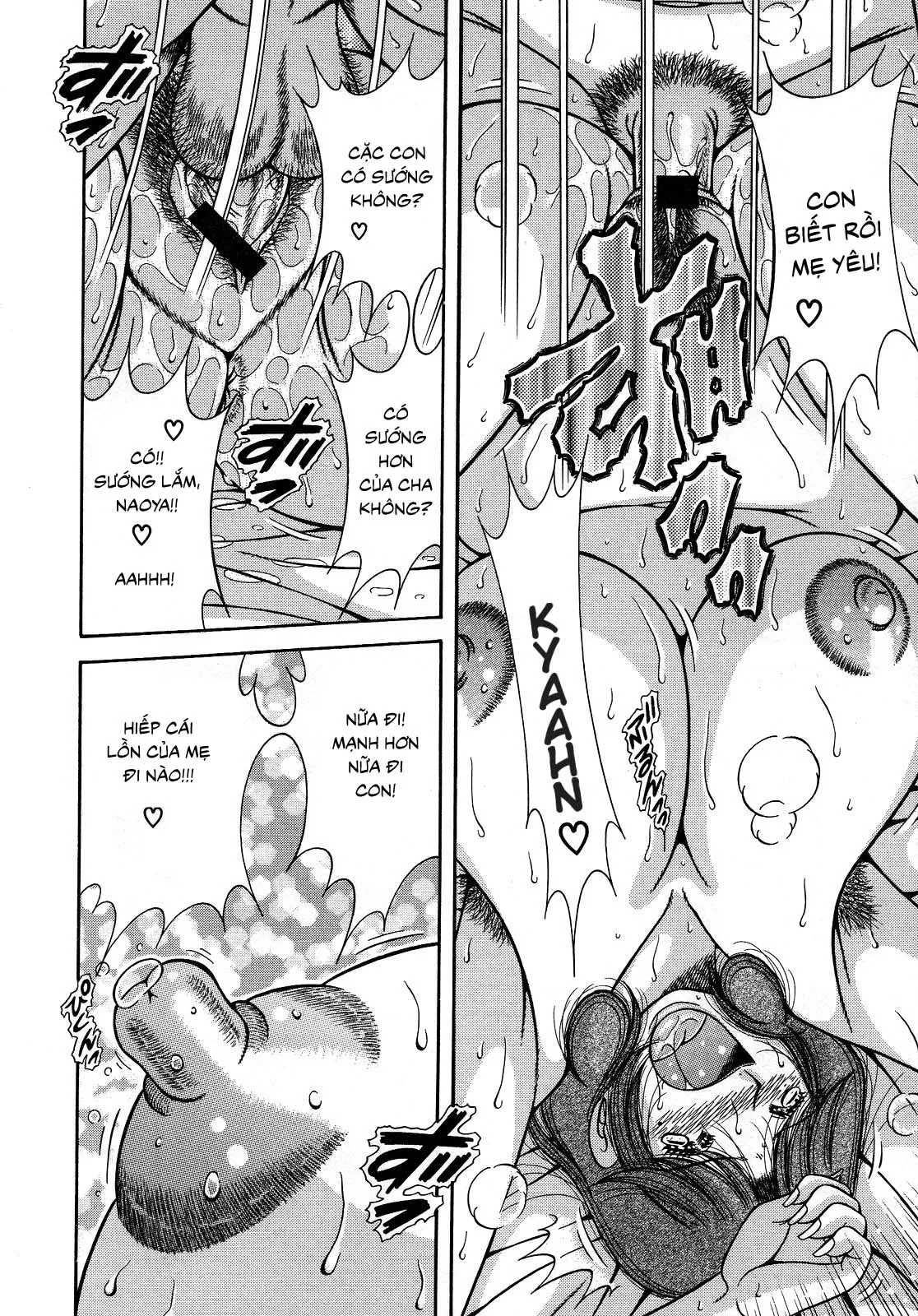 HentaiVN.net - Ảnh 8 - Jukubo Yuugi ~Iitoshii Hito~ [Immoral Mother and Son] - Chap 4 - Niềm vui của họ ~Khi cha vắng nhà