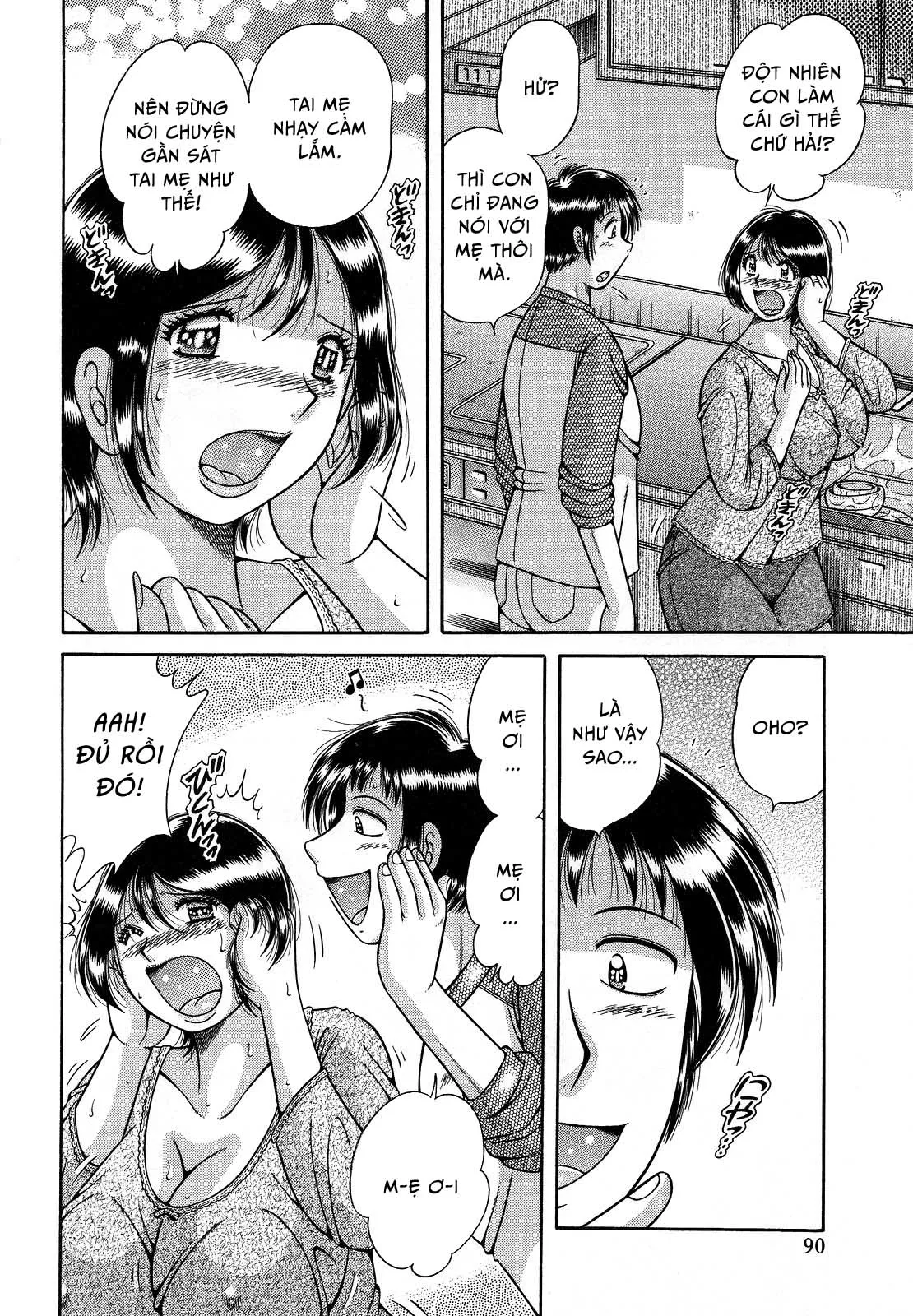HentaiVN.net - Ảnh 6 - Jukubo Yuugi ~Iitoshii Hito~ [Immoral Mother and Son] - Chap 6 - Tình yêu của mẹ ~Gương mặt của cha
