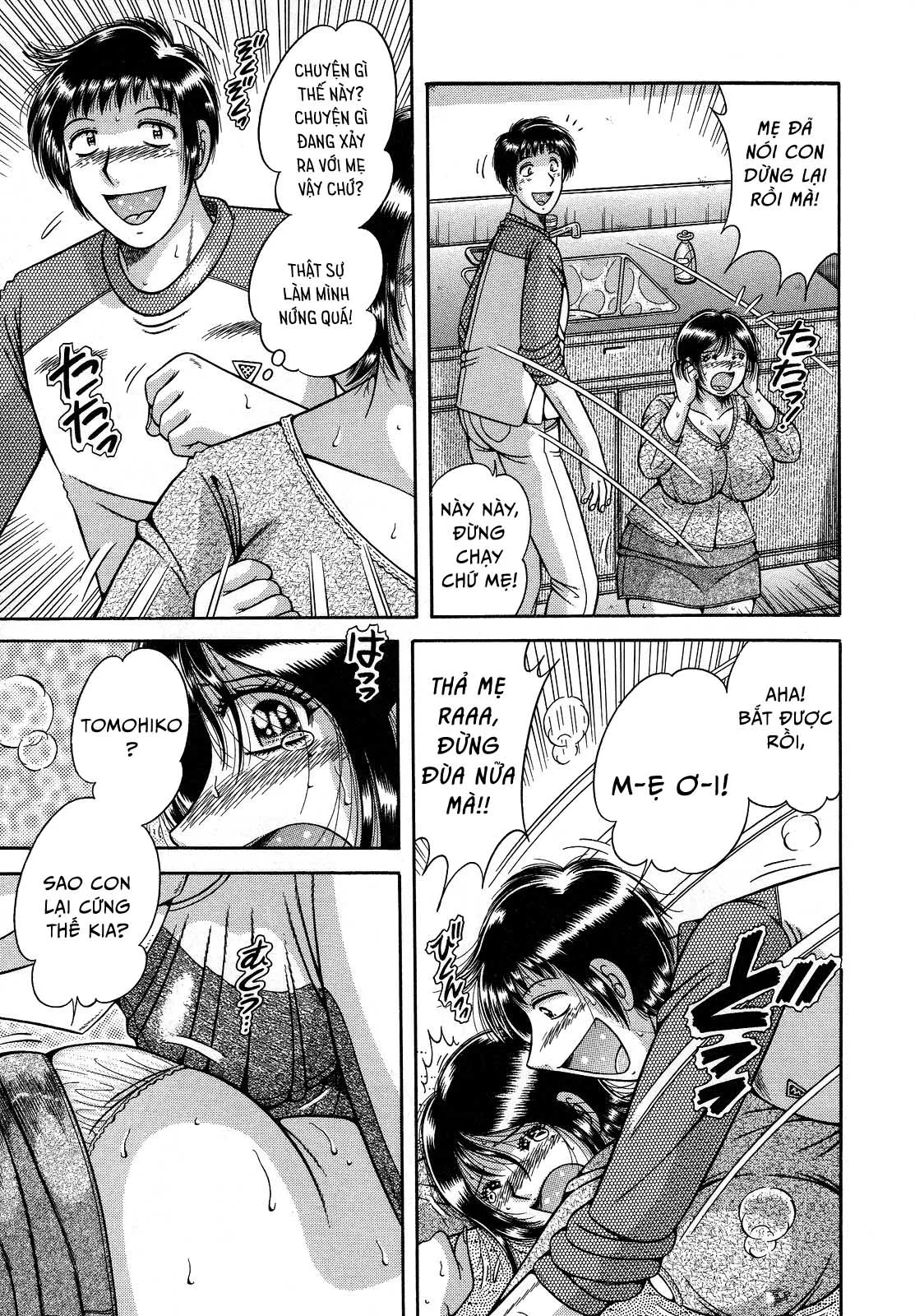 HentaiVN.net - Ảnh 7 - Jukubo Yuugi ~Iitoshii Hito~ [Immoral Mother and Son] - Chap 6 - Tình yêu của mẹ ~Gương mặt của cha