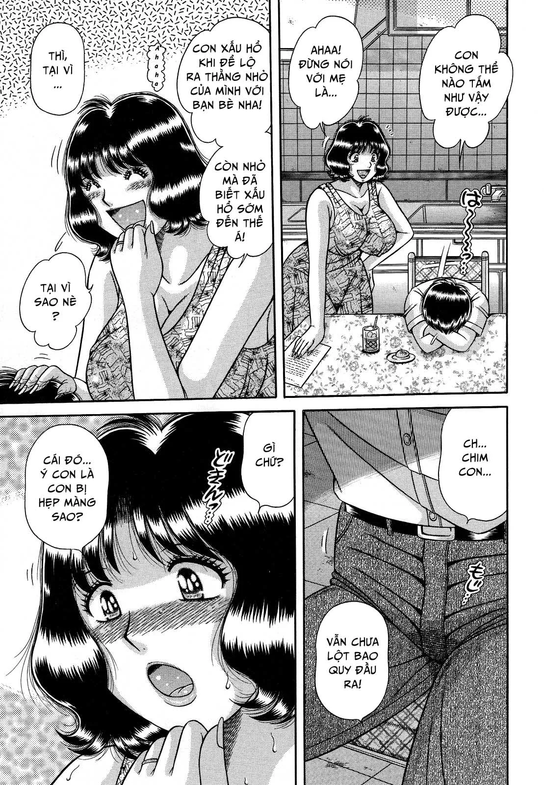 HentaiVN.net - Ảnh 3 - Jukubo Yuugi ~Iitoshii Hito~ [Immoral Mother and Son] - Chap 7 - Người mẹ đồi bại ~Vì lợi ích của con trai mình