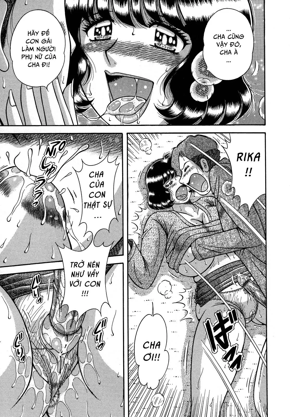 HentaiVN.net - Ảnh 11 - Jukubo Yuugi ~Iitoshii Hito~ [Immoral Mother and Son] - Chap 8 - Suy nghĩ dâm dục ~Cha và con gái