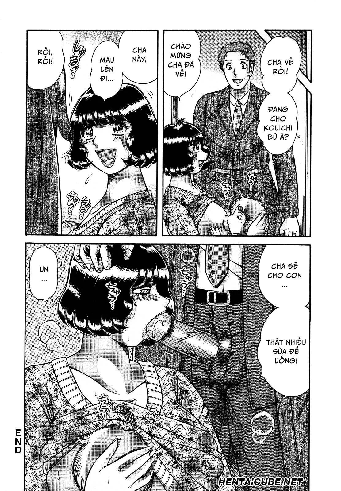 HentaiVN.net - Ảnh 16 - Jukubo Yuugi ~Iitoshii Hito~ [Immoral Mother and Son] - Chap 8 - Suy nghĩ dâm dục ~Cha và con gái