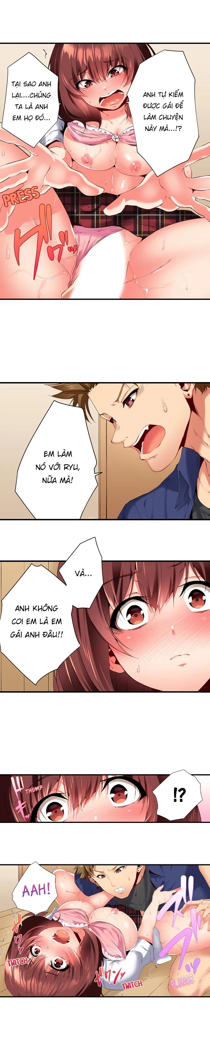 HentaiVN.net - Ảnh 6 - Hai ông anh rủ nhau làm thịt tôi! [2人で私をイカせないで…っ！～暗闇、交わる兄妹布団～ ; 2-Ri de Watashi wo Ikasenaide... tsu! ; ~Kurayami, Majiwaru Kyoudai Futon~] - Chapter 9: Rei thịt ẻm rồi