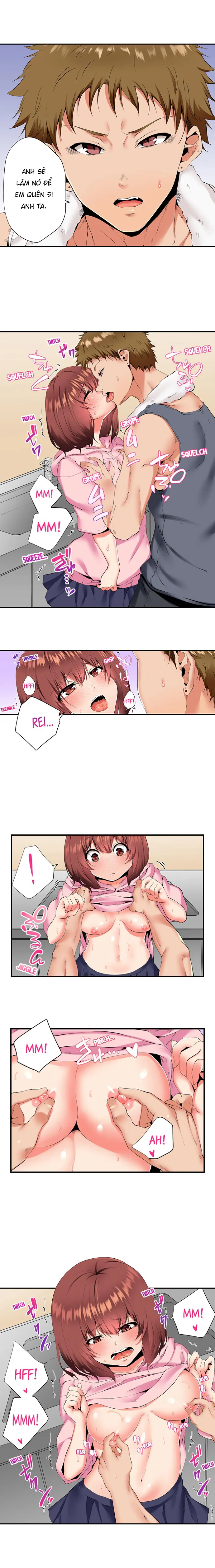 HentaiVN.net - Ảnh 8 - Hai ông anh rủ nhau làm thịt tôi! [2人で私をイカせないで…っ！～暗闇、交わる兄妹布団～ ; 2-Ri de Watashi wo Ikasenaide... tsu! ; ~Kurayami, Majiwaru Kyoudai Futon~] - Chapter 11: Ryu có bạn gái rồi ư •_•