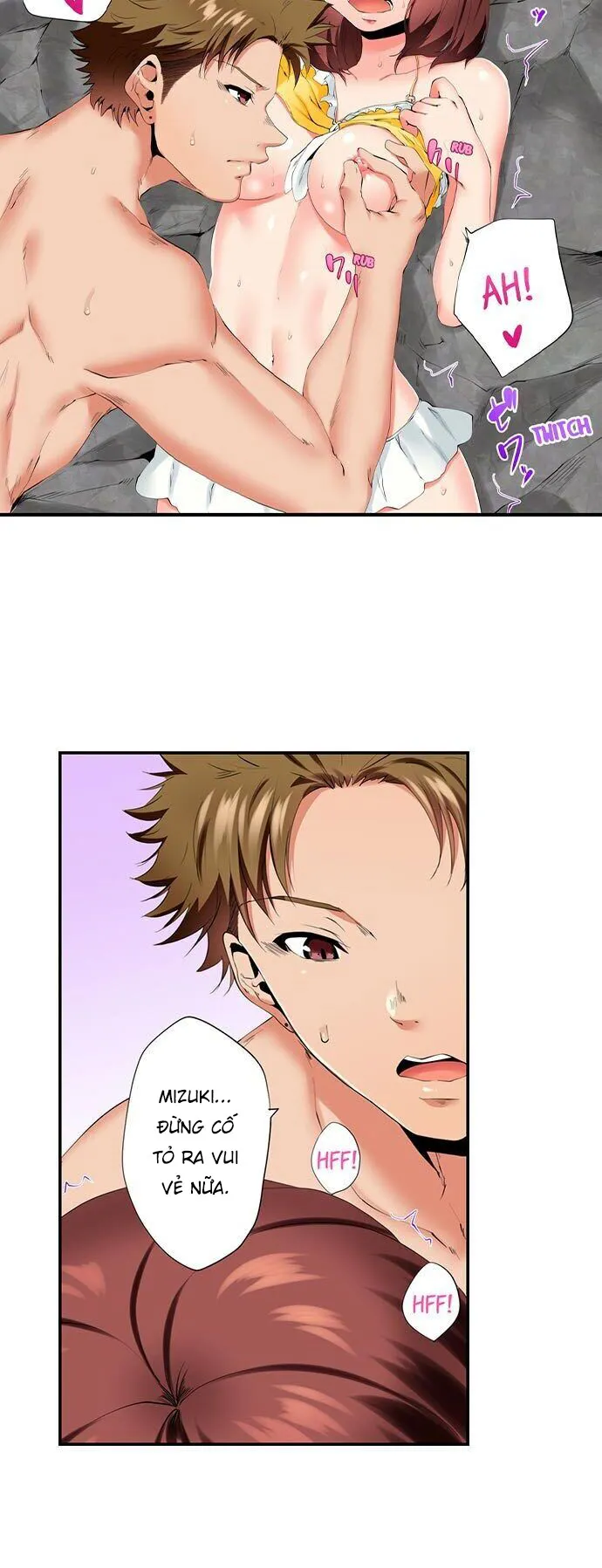 HentaiVN.net - Ảnh 3 - Hai ông anh rủ nhau làm thịt tôi! [2人で私をイカせないで…っ！～暗闇、交わる兄妹布団～ ; 2-Ri de Watashi wo Ikasenaide... tsu! ; ~Kurayami, Majiwaru Kyoudai Futon~] - Chapter 14: UwU