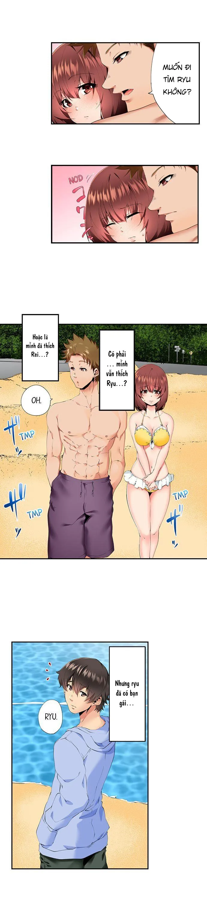 HentaiVN.net - Ảnh 13 - Hai ông anh rủ nhau làm thịt tôi! [2人で私をイカせないで…っ！～暗闇、交わる兄妹布団～ ; 2-Ri de Watashi wo Ikasenaide... tsu! ; ~Kurayami, Majiwaru Kyoudai Futon~] - Chapter 15: OwO