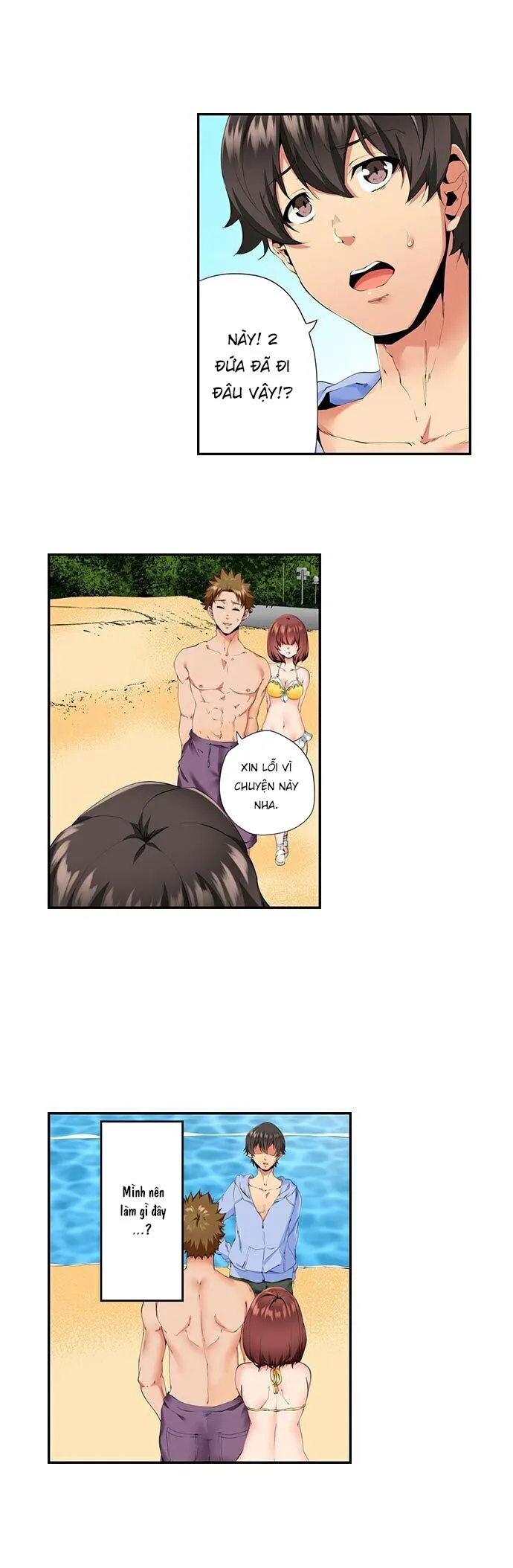 HentaiVN.net - Ảnh 14 - Hai ông anh rủ nhau làm thịt tôi! [2人で私をイカせないで…っ！～暗闇、交わる兄妹布団～ ; 2-Ri de Watashi wo Ikasenaide... tsu! ; ~Kurayami, Majiwaru Kyoudai Futon~] - Chapter 15: OwO