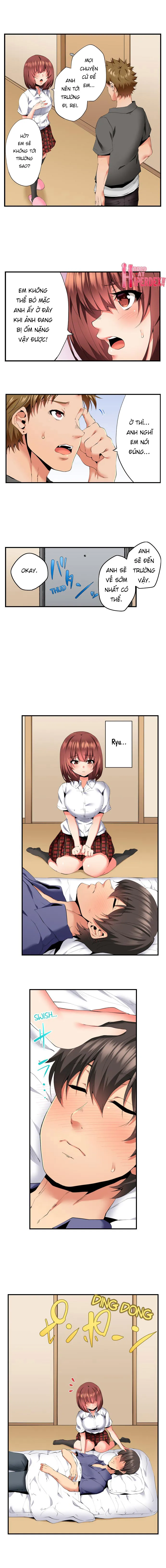 HentaiVN.net - Ảnh 3 - Hai ông anh rủ nhau làm thịt tôi! [2人で私をイカせないで…っ！～暗闇、交わる兄妹布団～ ; 2-Ri de Watashi wo Ikasenaide... tsu! ; ~Kurayami, Majiwaru Kyoudai Futon~] - Chapter 16: Bạn Gái Ryu Tới Nè!!!