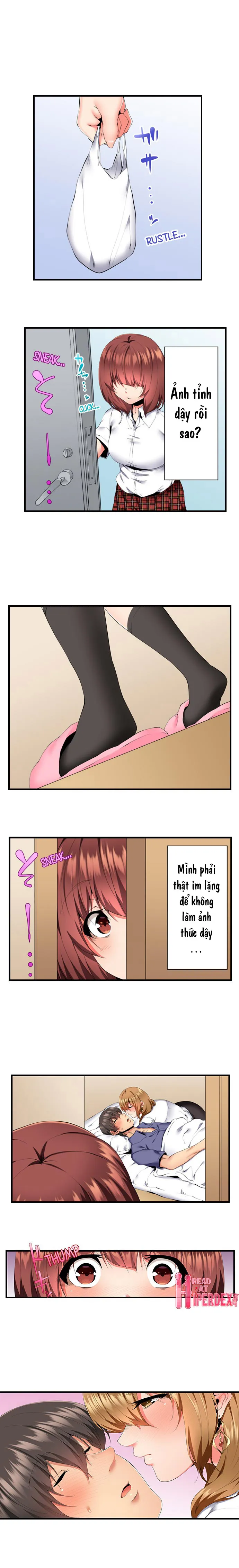HentaiVN.net - Ảnh 8 - Hai ông anh rủ nhau làm thịt tôi! [2人で私をイカせないで…っ！～暗闇、交わる兄妹布団～ ; 2-Ri de Watashi wo Ikasenaide... tsu! ; ~Kurayami, Majiwaru Kyoudai Futon~] - Chapter 16: Bạn Gái Ryu Tới Nè!!!