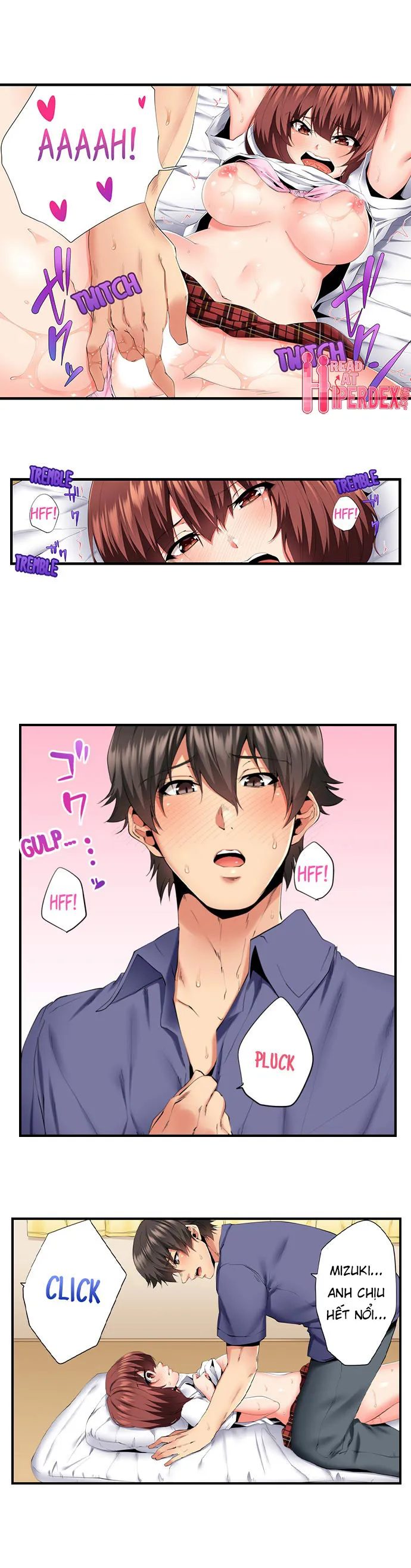 HentaiVN.net - Ảnh 7 - Hai ông anh rủ nhau làm thịt tôi! [2人で私をイカせないで…っ！～暗闇、交わる兄妹布団～ ; 2-Ri de Watashi wo Ikasenaide... tsu! ; ~Kurayami, Majiwaru Kyoudai Futon~] - Chapter 18: Chap mới trở lại nè