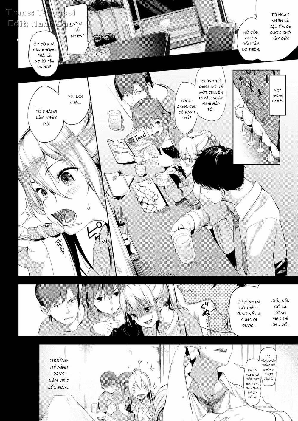 HentaiVN.net - Ảnh 6 - Kỳ nghỉ tràn đầy cảm xúc [Hurry Up & Do It - Hot Spring Edition] - Oneshot