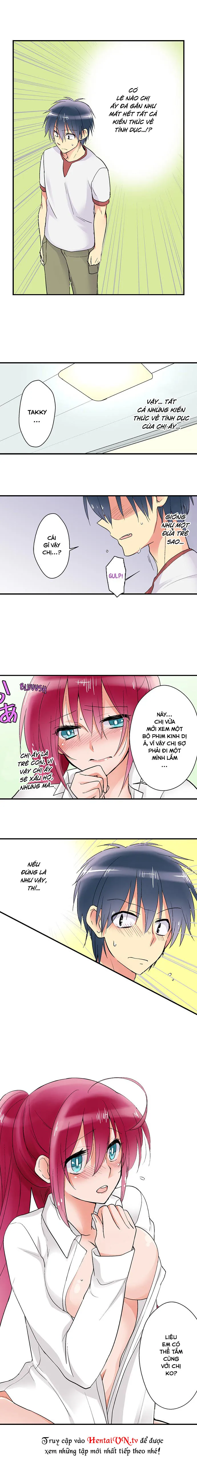 HentaiVN.net - Ảnh 10 - Dạy cho người chị gái mất trí nhớ của tôi về tình dục - Tập 2: Mất luôn kiến thức tình dục?