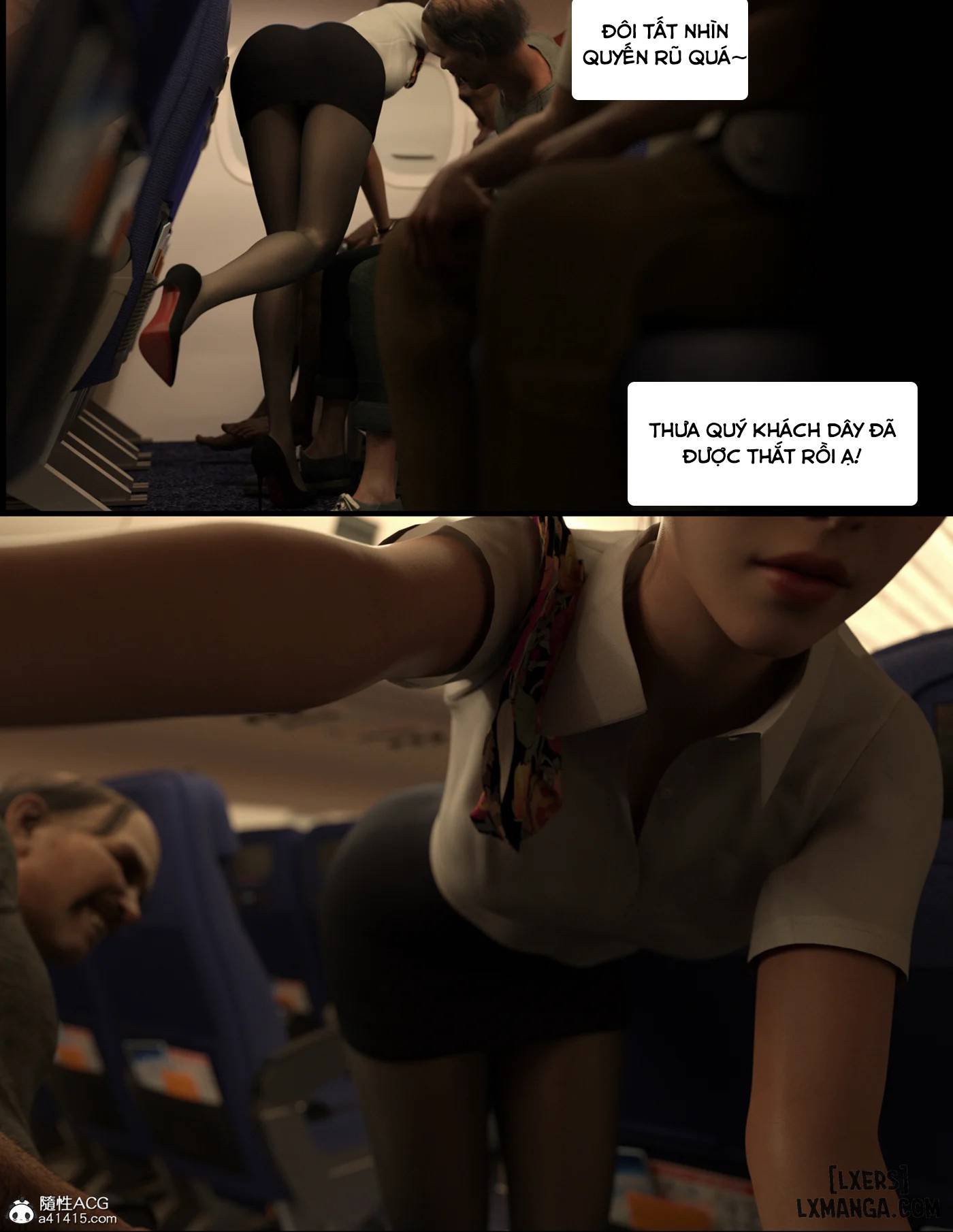 HentaiVN.net - Ảnh 10 - Chuyến Bay Dục Vong - Lust Flight - Chương 1