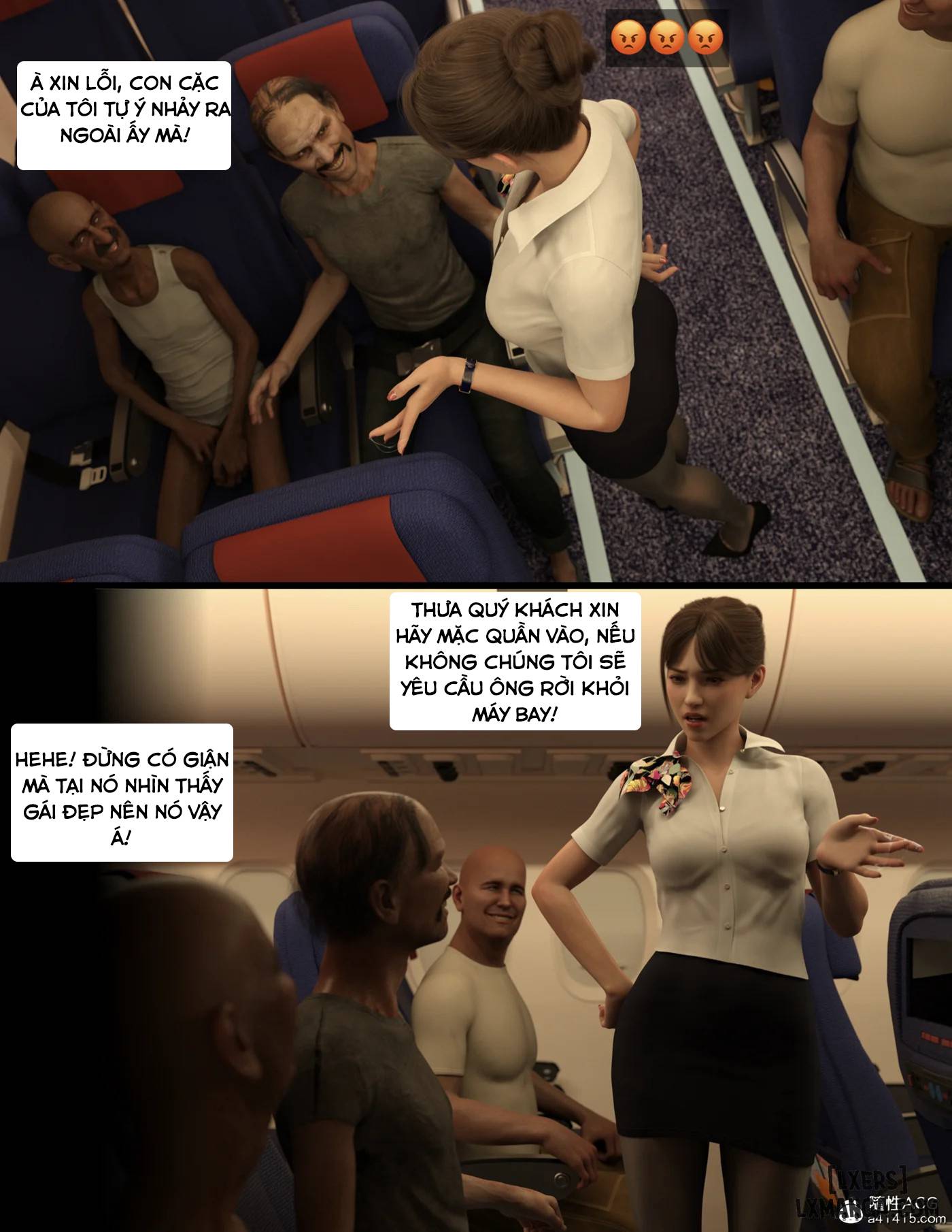 HentaiVN.net - Ảnh 12 - Chuyến Bay Dục Vong - Lust Flight - Chương 1