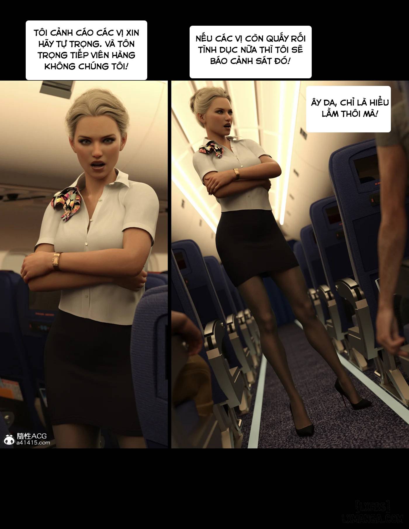 HentaiVN.net - Ảnh 15 - Chuyến Bay Dục Vong - Lust Flight - Chương 1