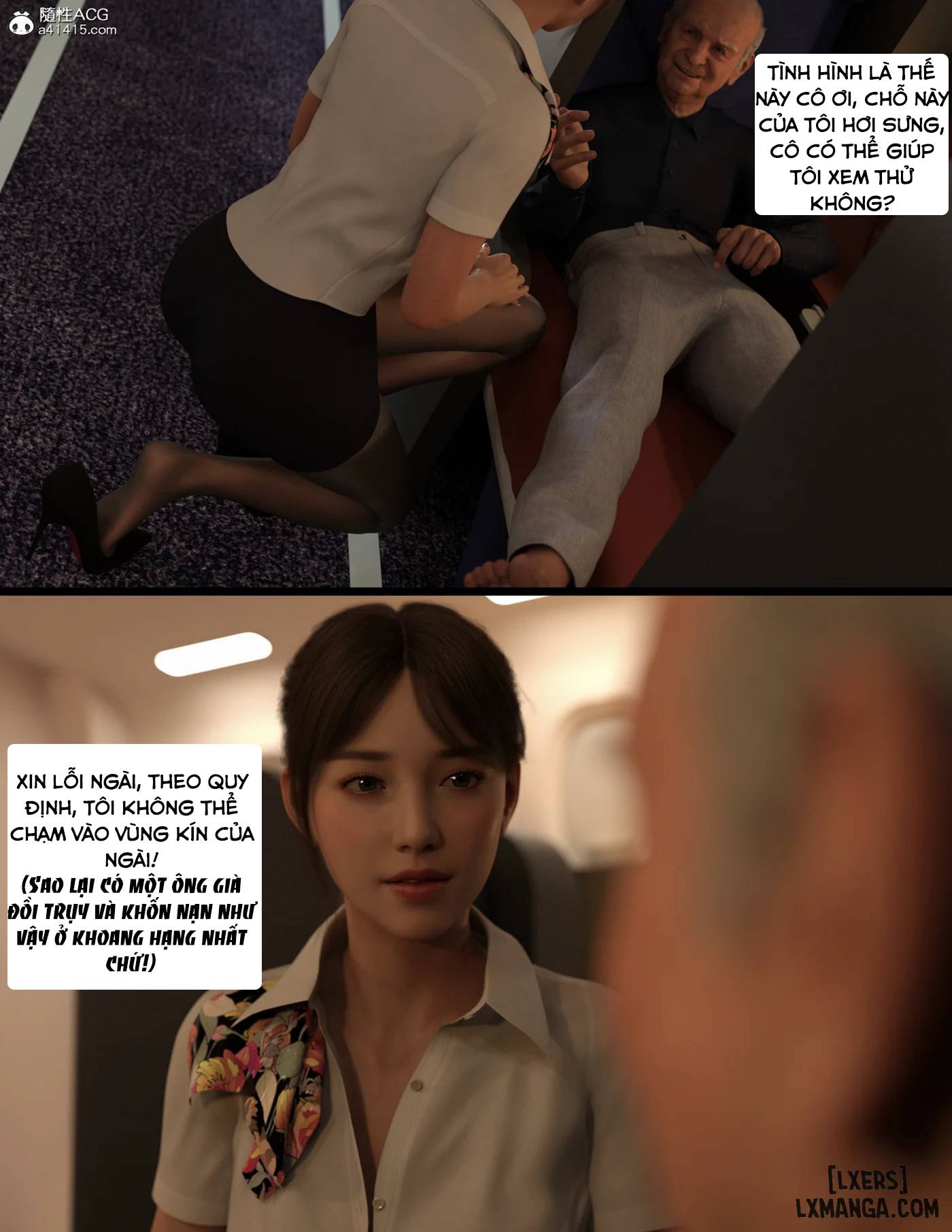 HentaiVN.net - Ảnh 21 - Chuyến Bay Dục Vong - Lust Flight - Chương 1