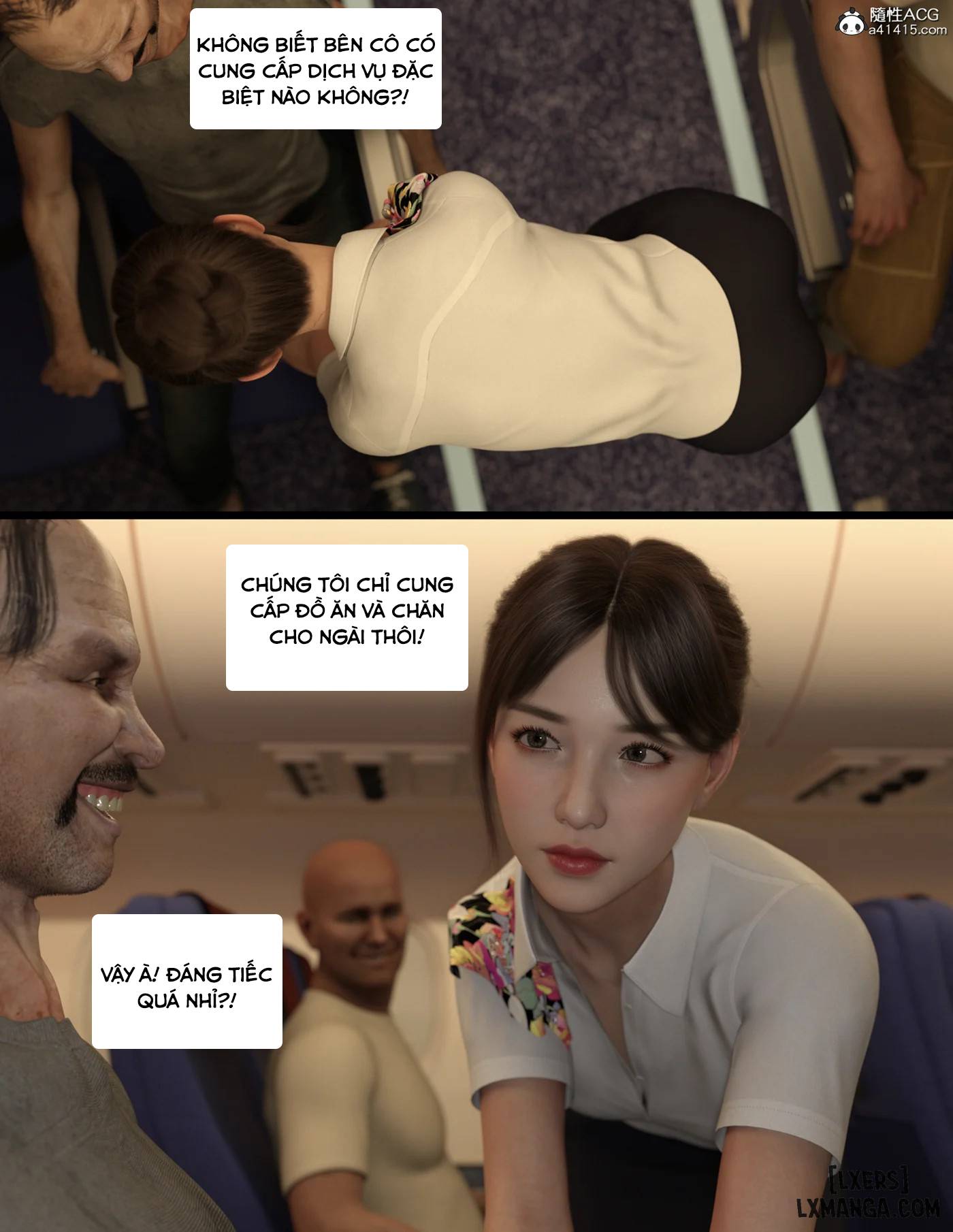 HentaiVN.net - Ảnh 8 - Chuyến Bay Dục Vong - Lust Flight - Chương 1
