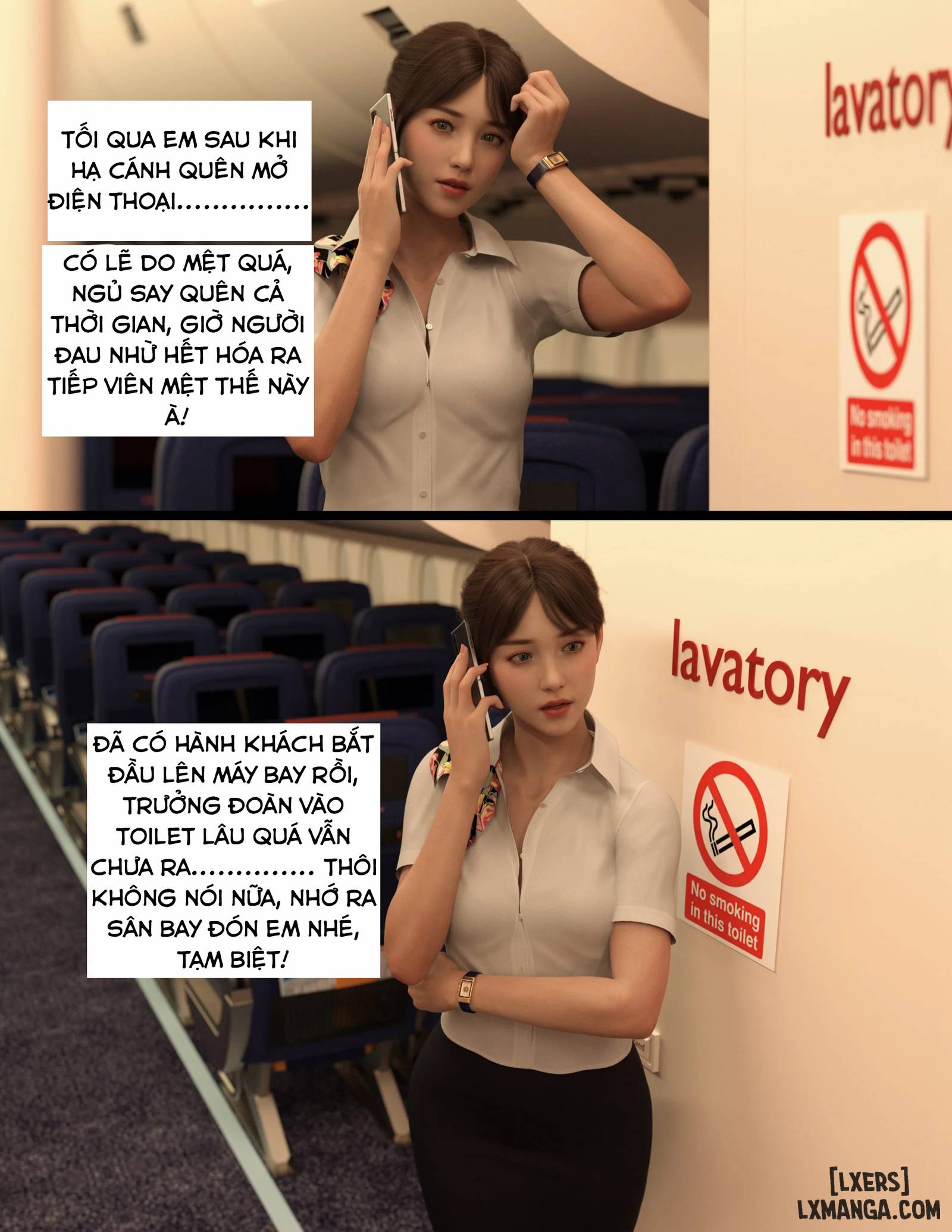 HentaiVN.net - Ảnh 59 - Chuyến Bay Dục Vong - Lust Flight - Chương 3
