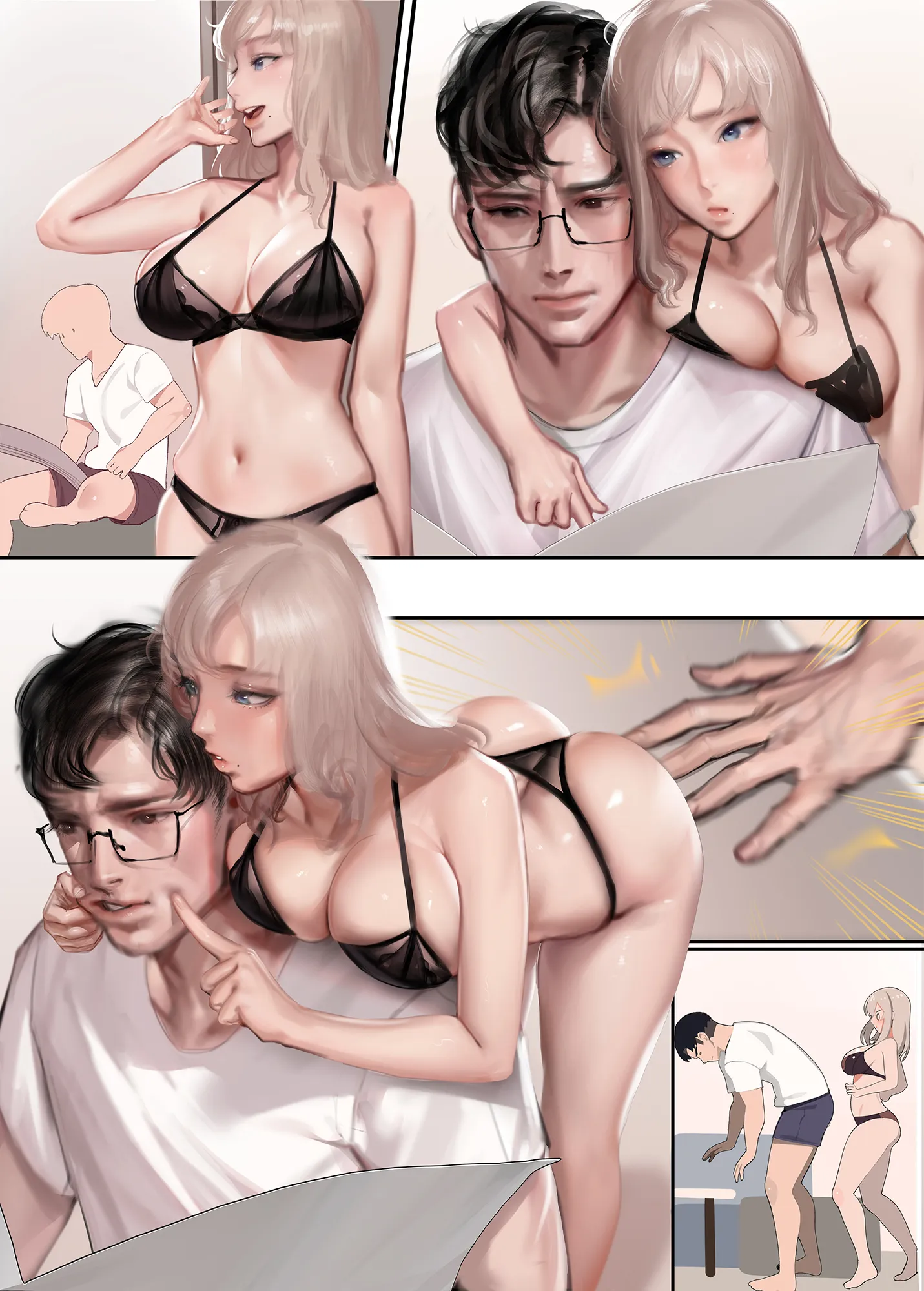 HentaiVN.net - Ảnh 3 - My Very Jealous Wife - Artist CG