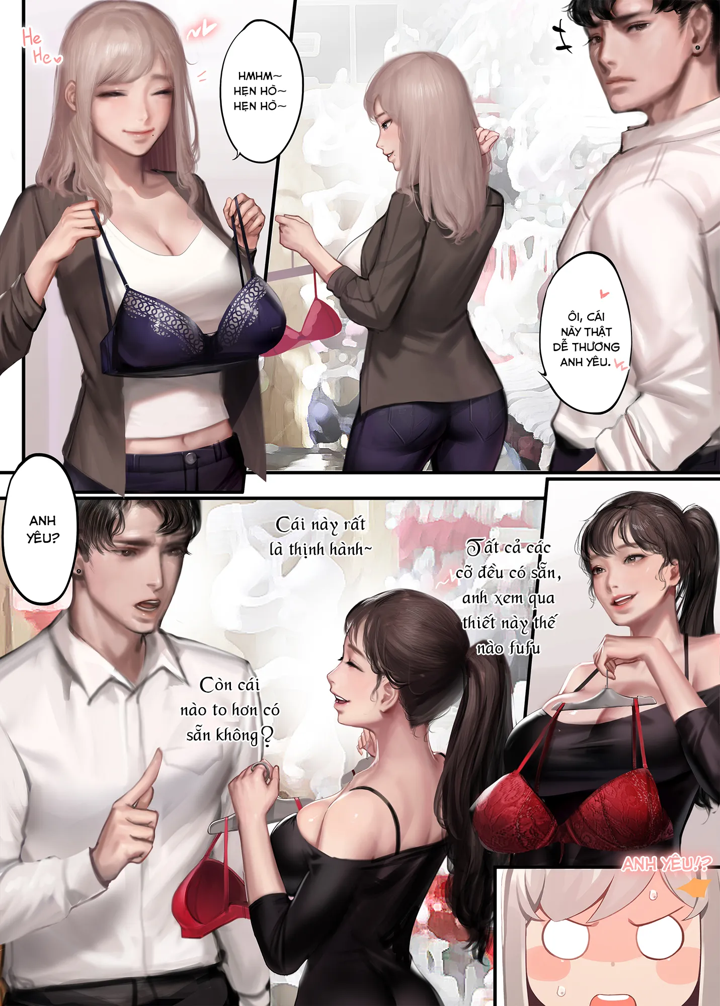 HentaiVN.net - Ảnh 8 - My Very Jealous Wife - Oneshot