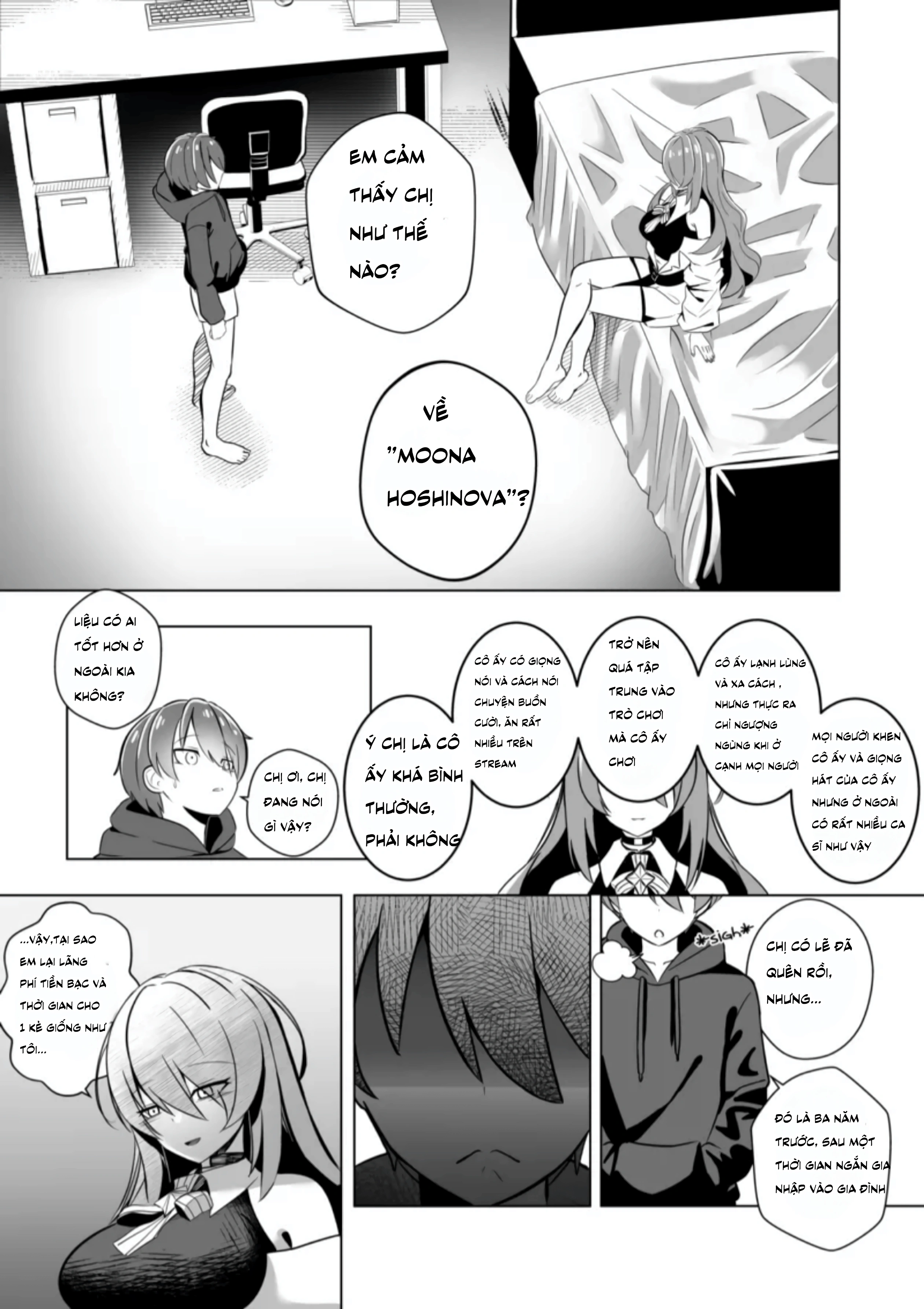 HentaiVN.net - Ảnh 7 - Chị Gái Tôi Là Vtuber (Moona Hoshinova) - Chương 1
