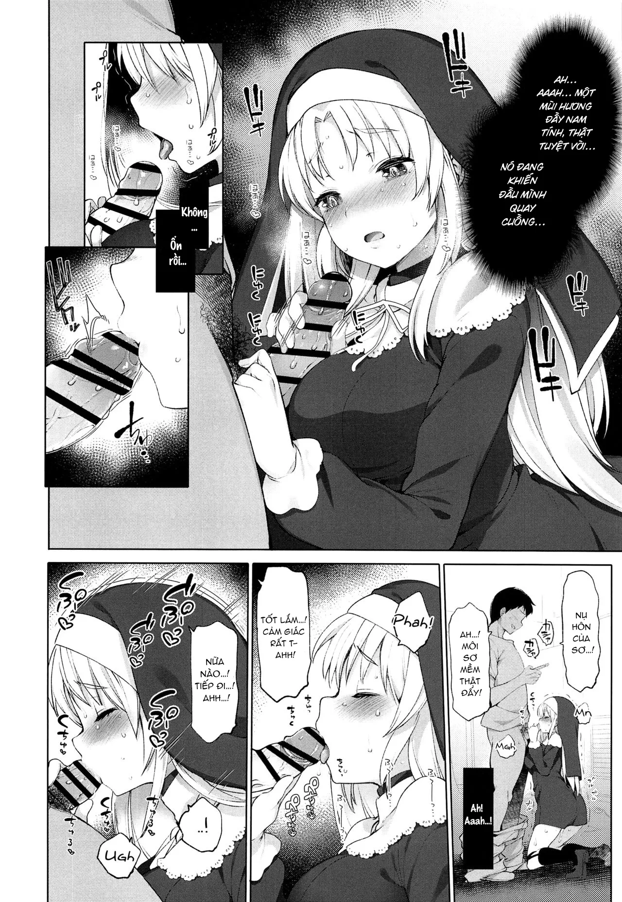 HentaiVN.net - Ảnh 13 - Sơ Cleaire và ứng dụng thôi miên bí mật [Sister Cleaire to Himitsu no Saimin Appli (Sister Cleaire)] - Chap 1 ngọt ngào