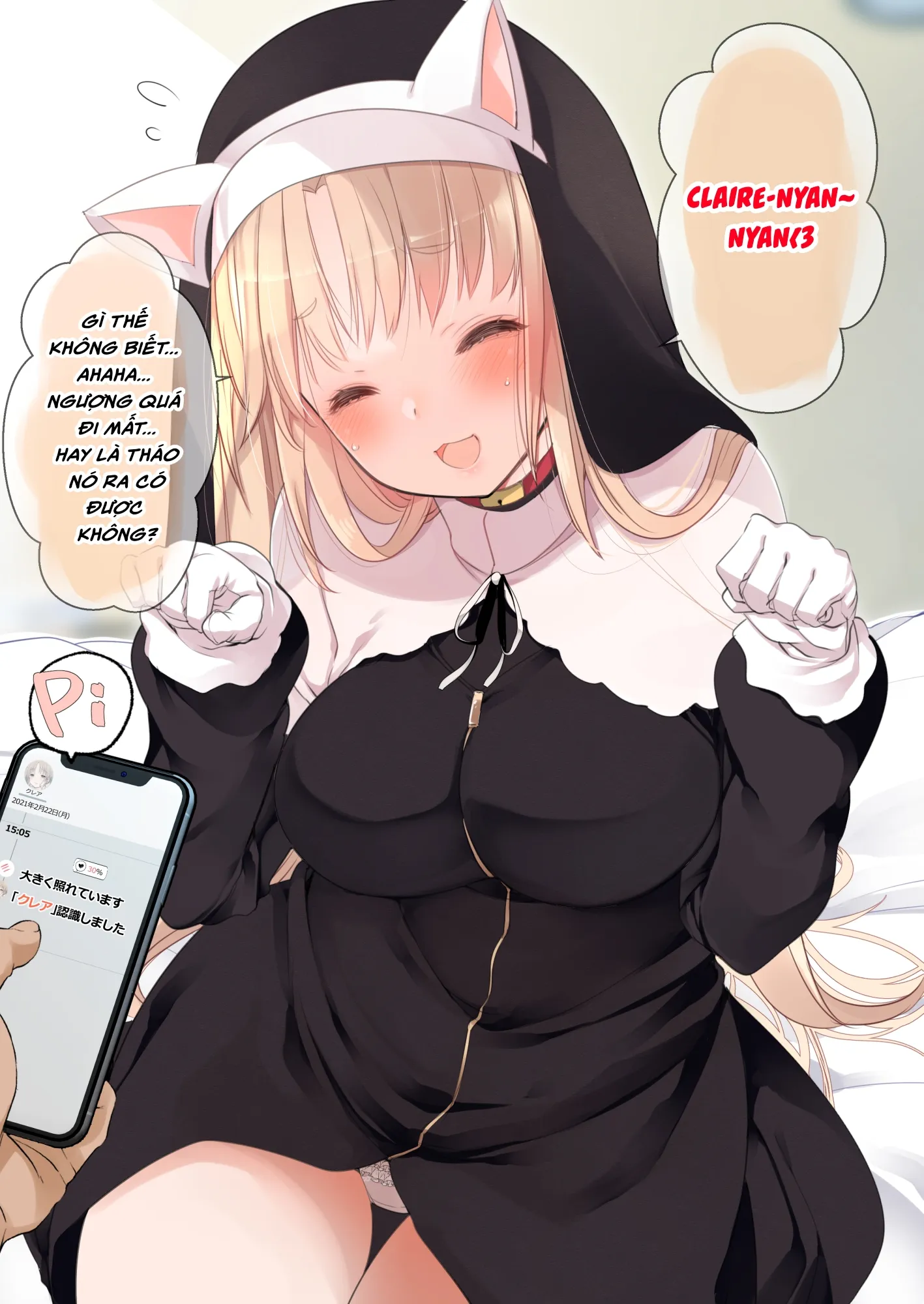 HentaiVN.net - Ảnh 3 - Sơ Cleaire và ứng dụng thôi miên bí mật [Sister Cleaire to Himitsu no Saimin Appli (Sister Cleaire)] - Nhưng mẫu truyện ngắn Về sơ Cleaire