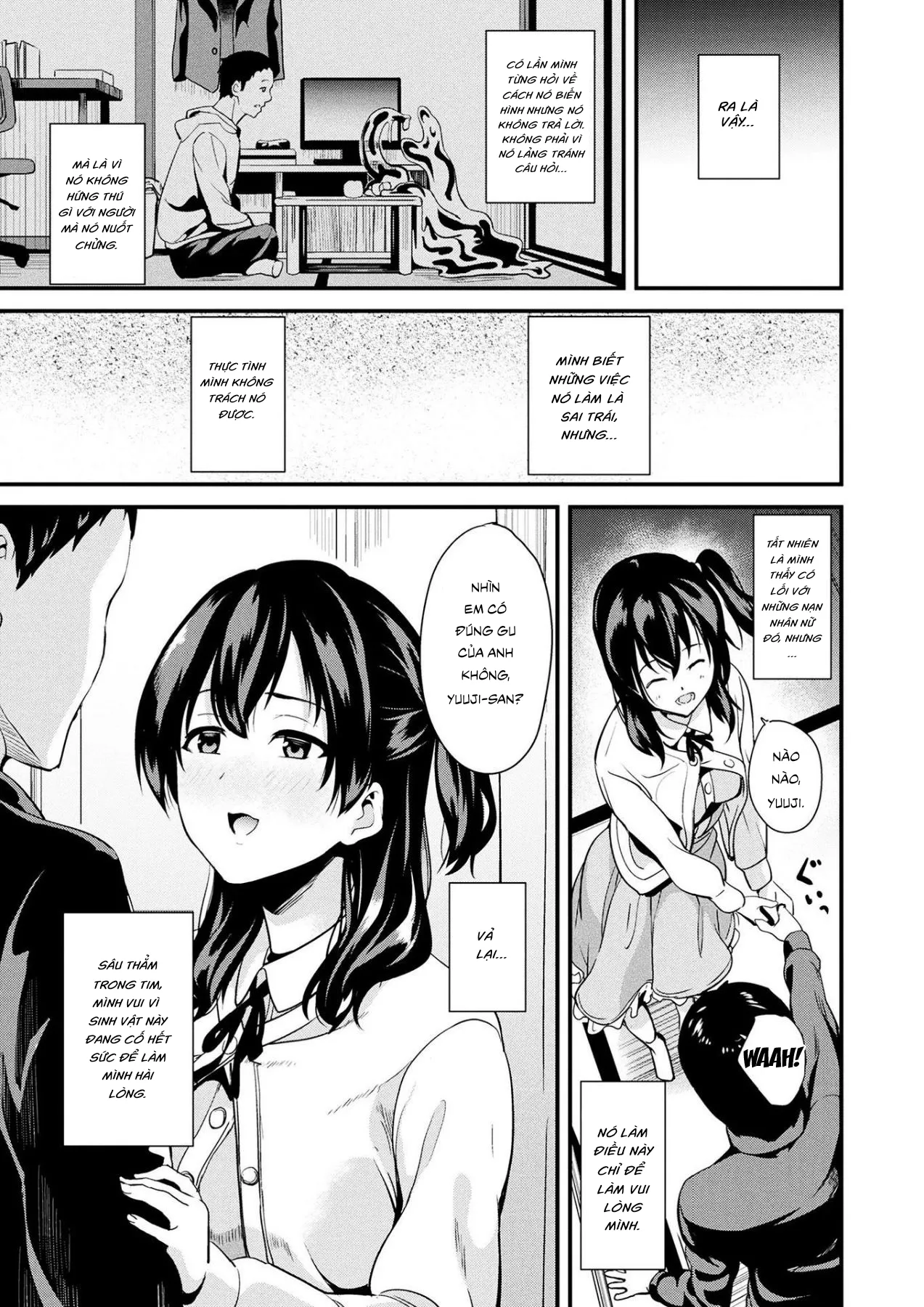 HentaiVN.net - Ảnh 6 - Doukyo Suru Neneki [Doukyo Suru Neneki; Slime living together; 同居する粘液] - Chap 5