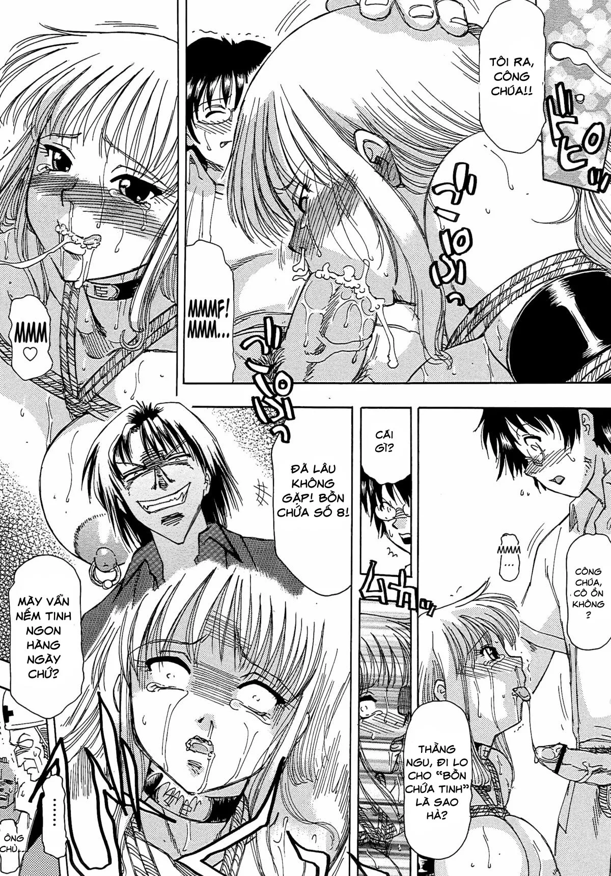 HentaiVN.net - Ảnh 16 - Công chúa nô lệ [Inen Gangu Hime Naburi] - Chap 3