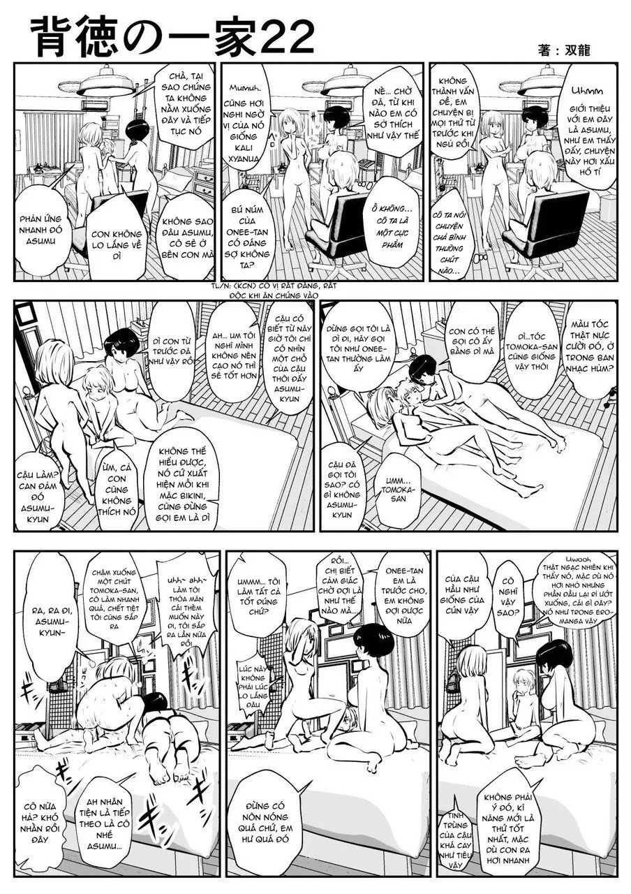 HentaiVN.net - Ảnh 7 - Con trai mẹ kế và em gái của mẹ kế... [Haitoku no Ikka] - Chap 2