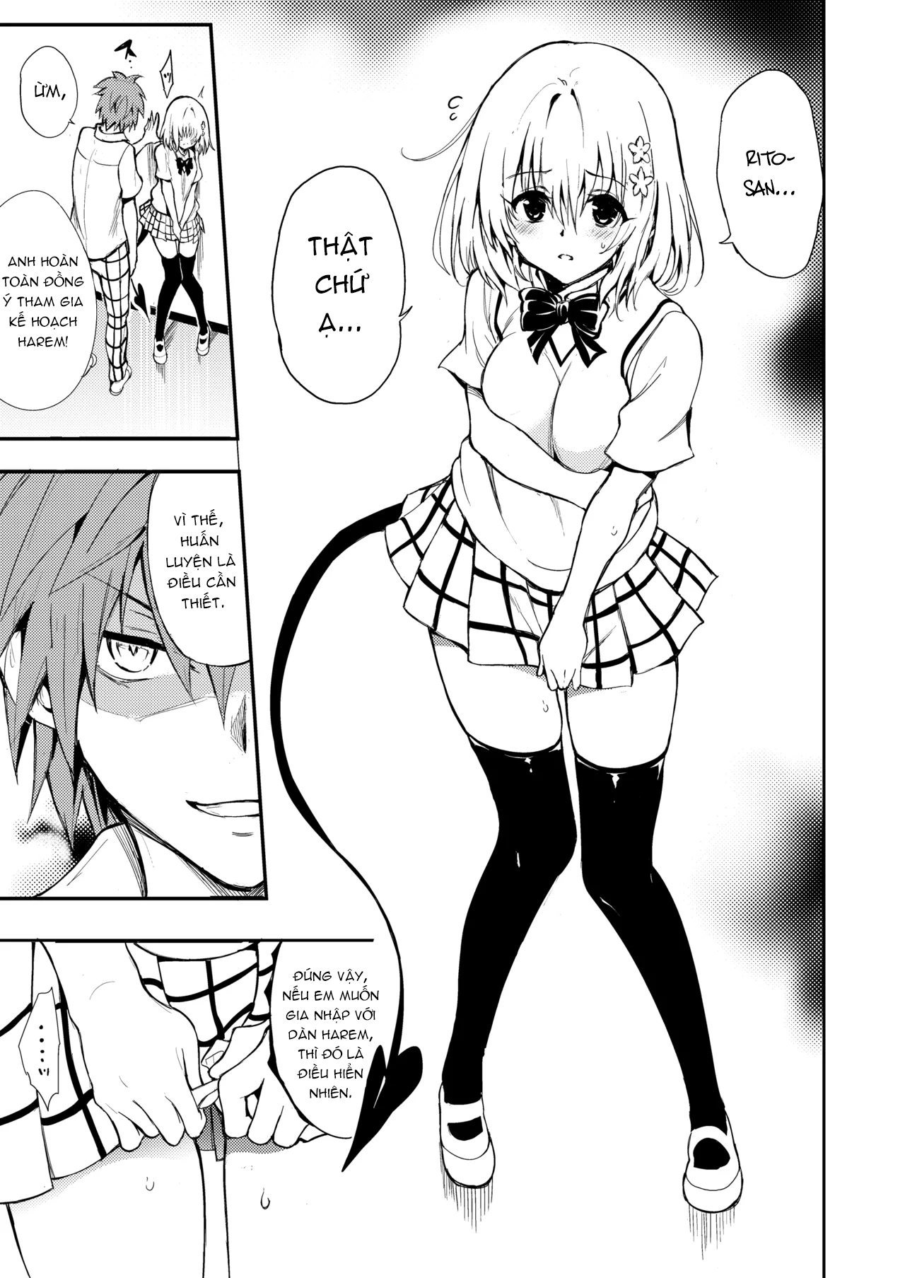 HentaiVN.net - Ảnh 4 - Huấn Luyện Harem - Oneshot