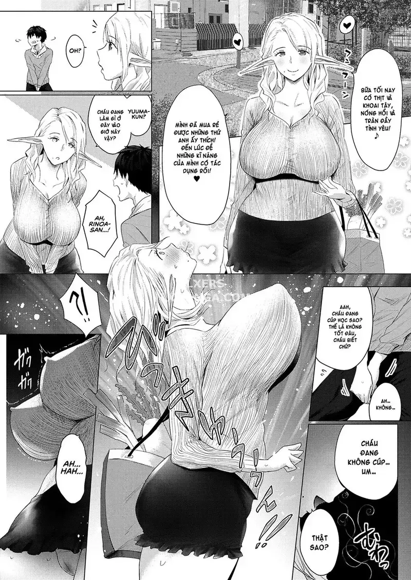 HentaiVN.net - Ảnh 7 - Đôi Mẹ Con Elf Thành Của Riêng - one shot