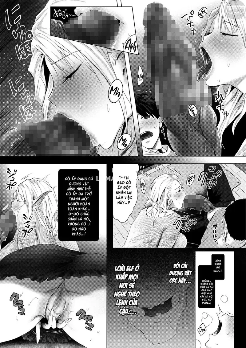 HentaiVN.net - Ảnh 10 - Đôi Mẹ Con Elf Thành Của Riêng - one shot
