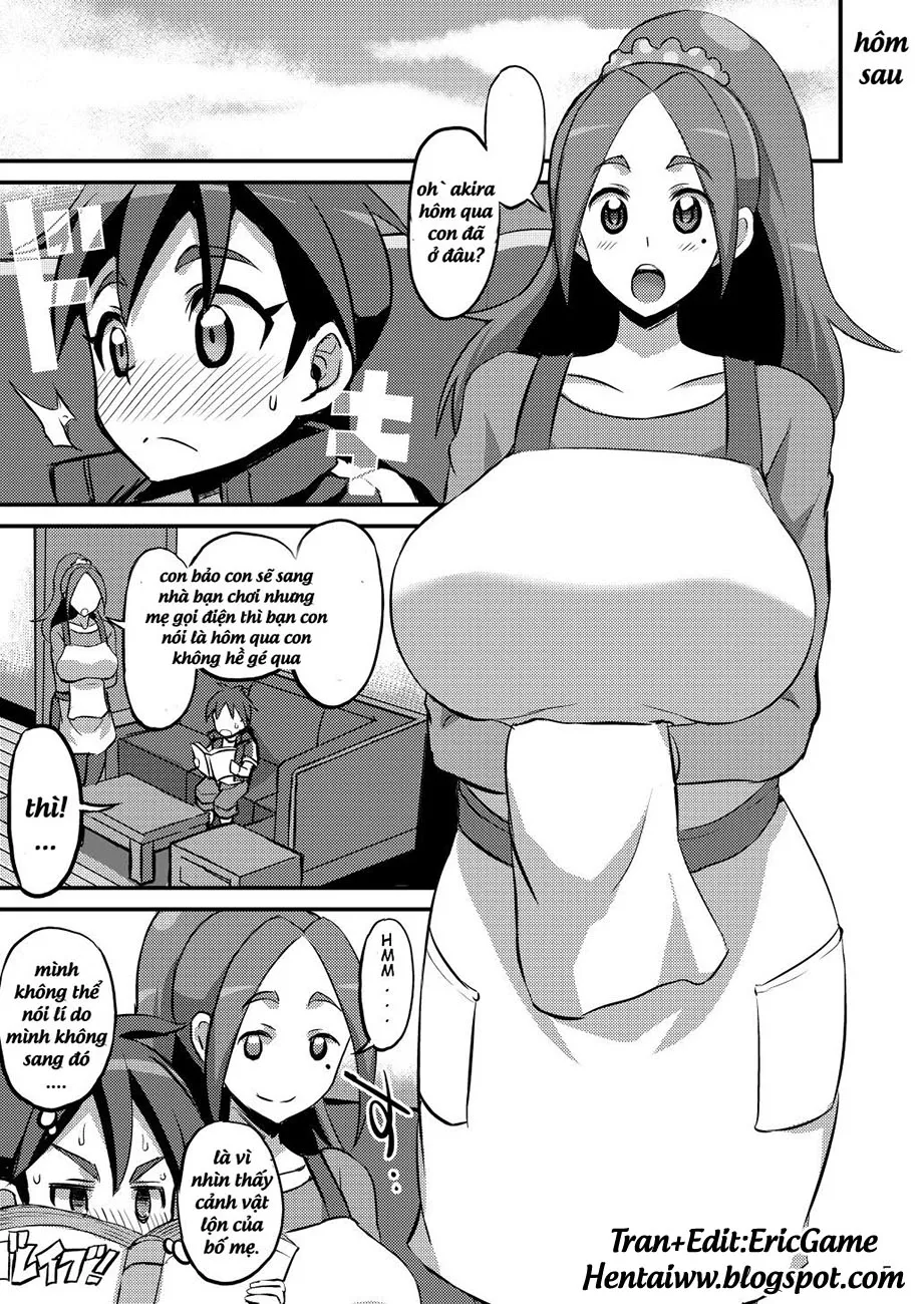 HentaiVN.net - Ảnh 4 - Đừng Cho Bố Con Biết [Papa ni wa Naisho yo?; Don't Tell Dad OK!] - Oneshot