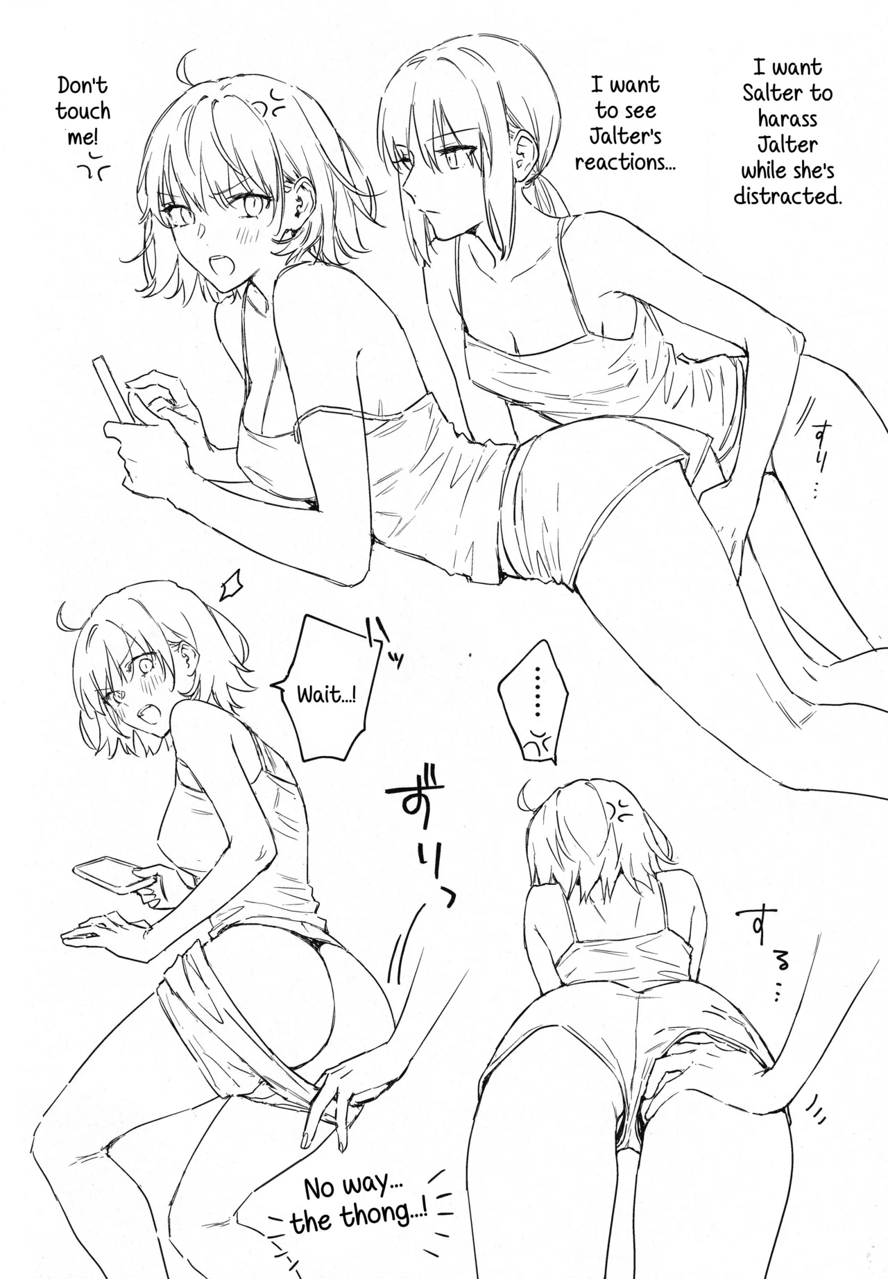 HentaiVN.net - Ảnh 13 - Artoria Alter x Jeanne Alter Sairokushuu - Chap phác thảo (đăng cho đủ thôi chứ k dịch đâu)