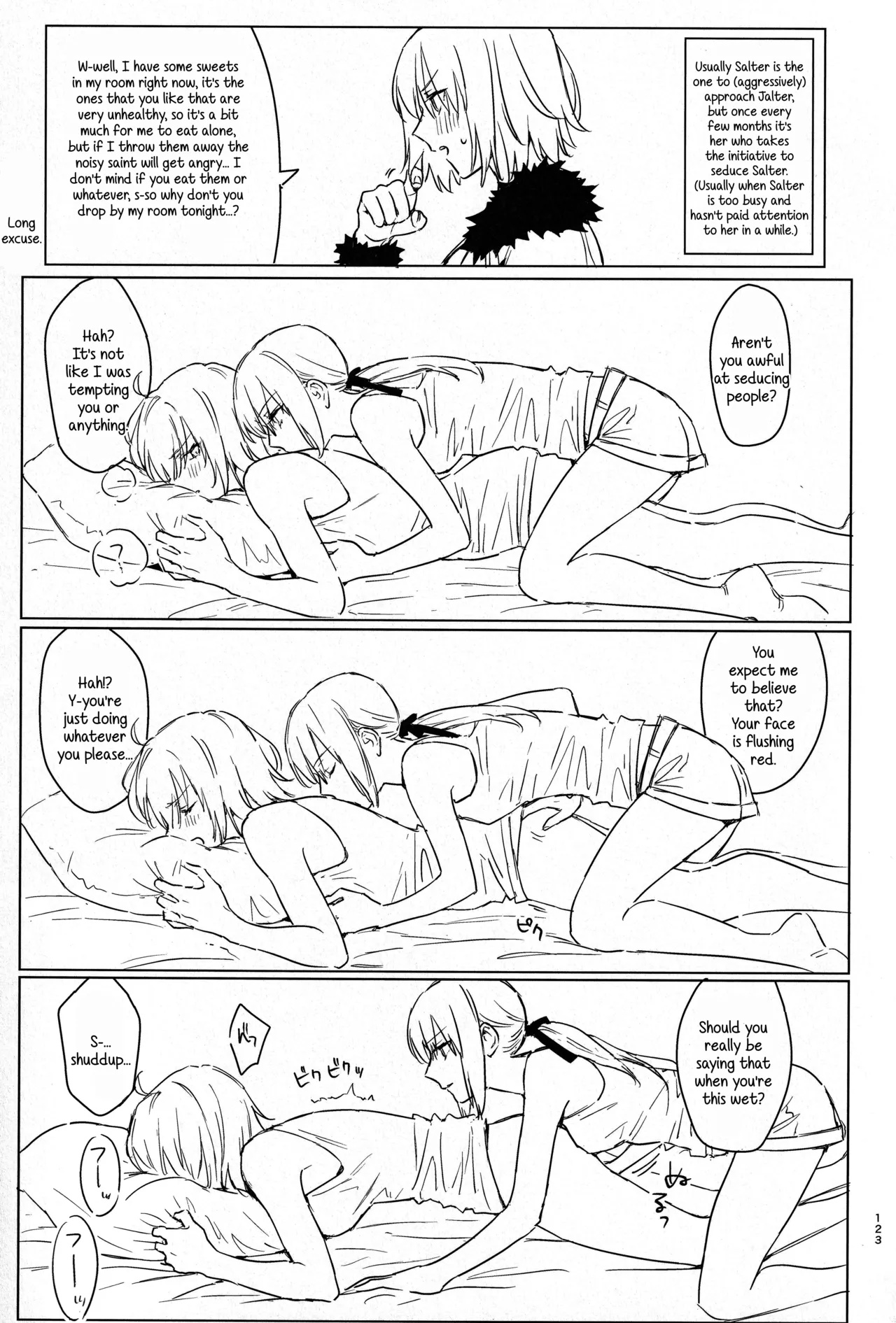 HentaiVN.net - Ảnh 22 - Artoria Alter x Jeanne Alter Sairokushuu - Chap phác thảo (đăng cho đủ thôi chứ k dịch đâu)