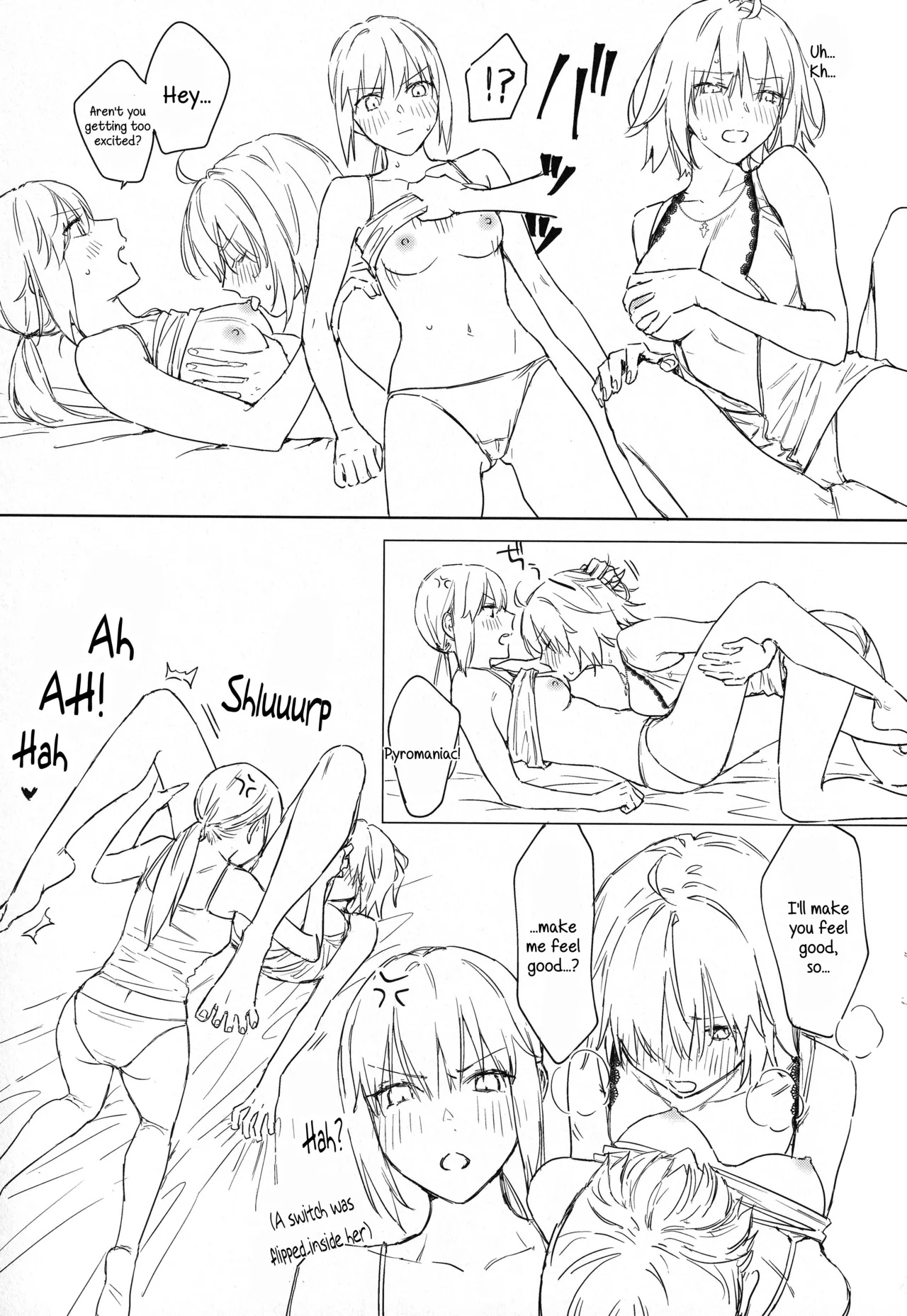 HentaiVN.net - Ảnh 26 - Artoria Alter x Jeanne Alter Sairokushuu - Chap phác thảo (đăng cho đủ thôi chứ k dịch đâu)