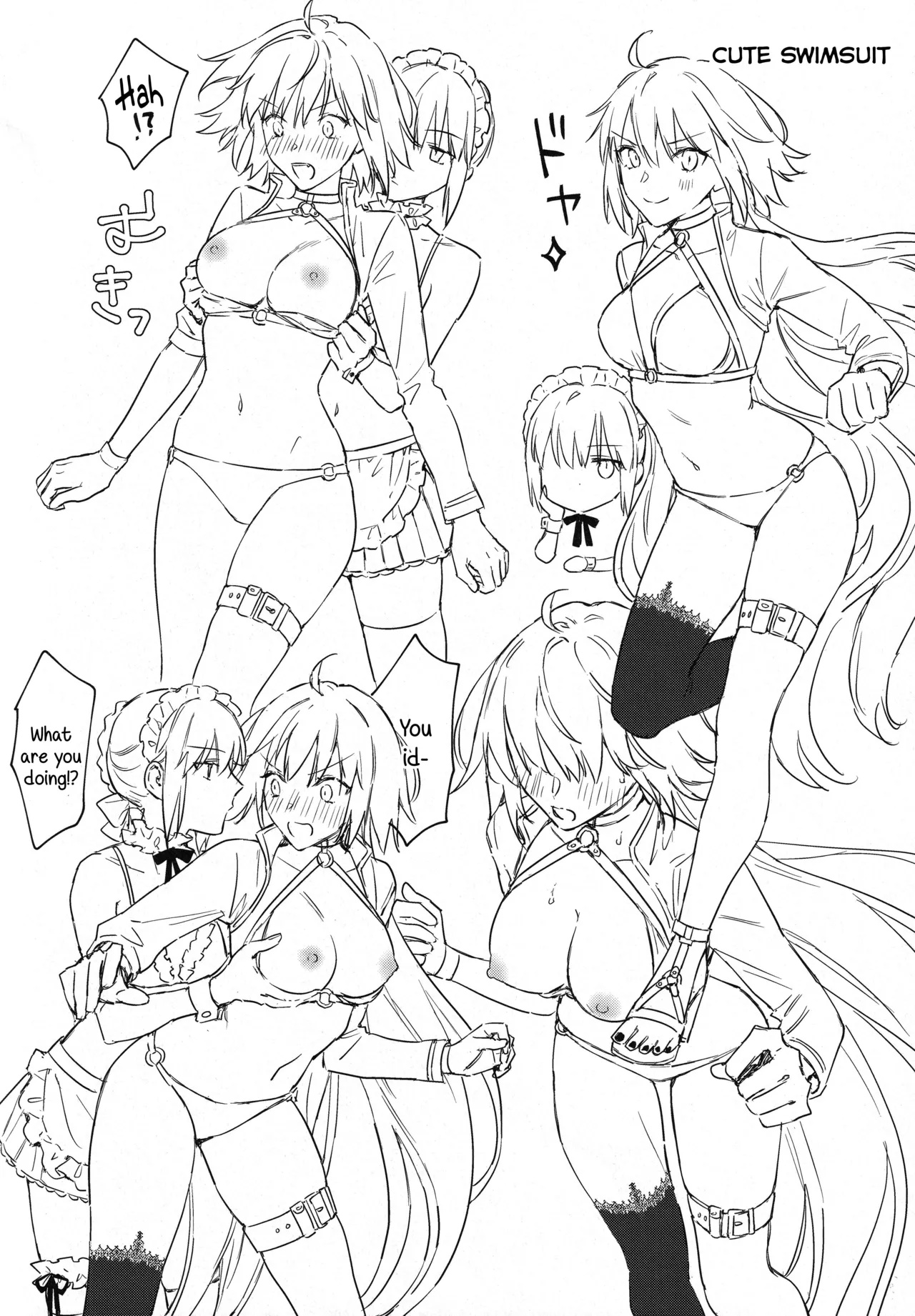 HentaiVN.net - Ảnh 31 - Artoria Alter x Jeanne Alter Sairokushuu - Chap phác thảo (đăng cho đủ thôi chứ k dịch đâu)